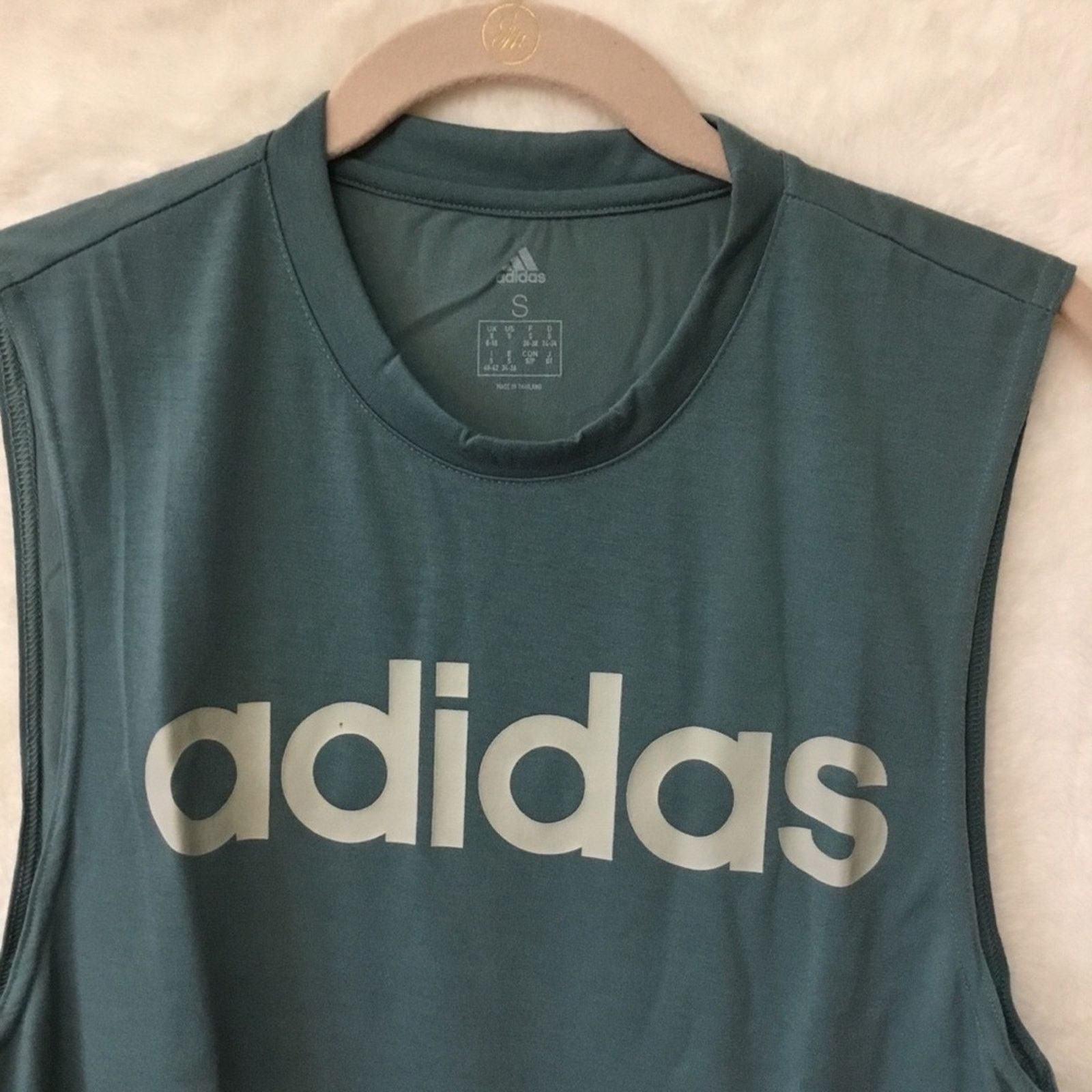 Adidas Adidas Raw Green Dash Tank Top Size S / US 4 / IT 40 - 3 Thumbnail