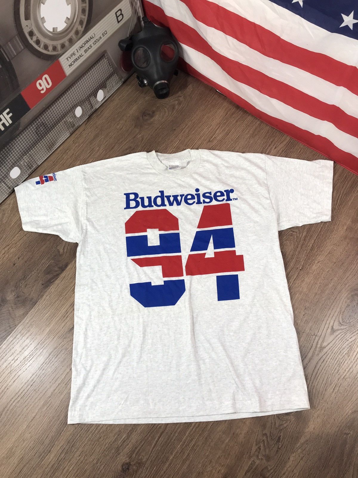 Budweiser × Vintage Vintage 1994 Budweiser T Shirt Size US XL / EU 56 / 4 - 1 Thumbnail