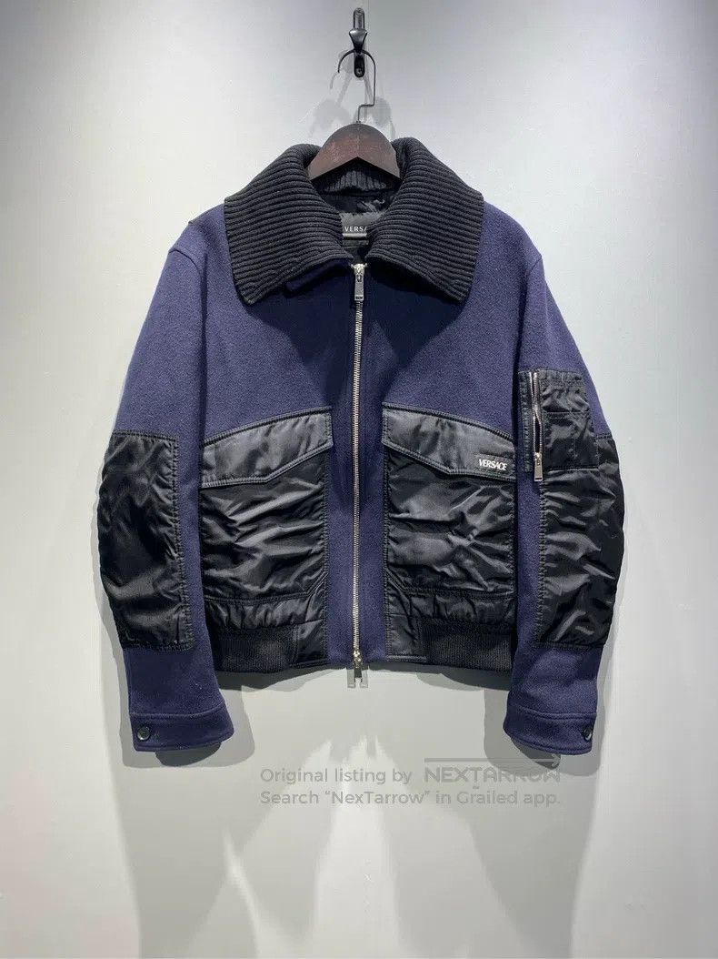 Versace Versace Top pure wool jacket coat Size US L / EU 52-54 / 3 - 1 Thumbnail