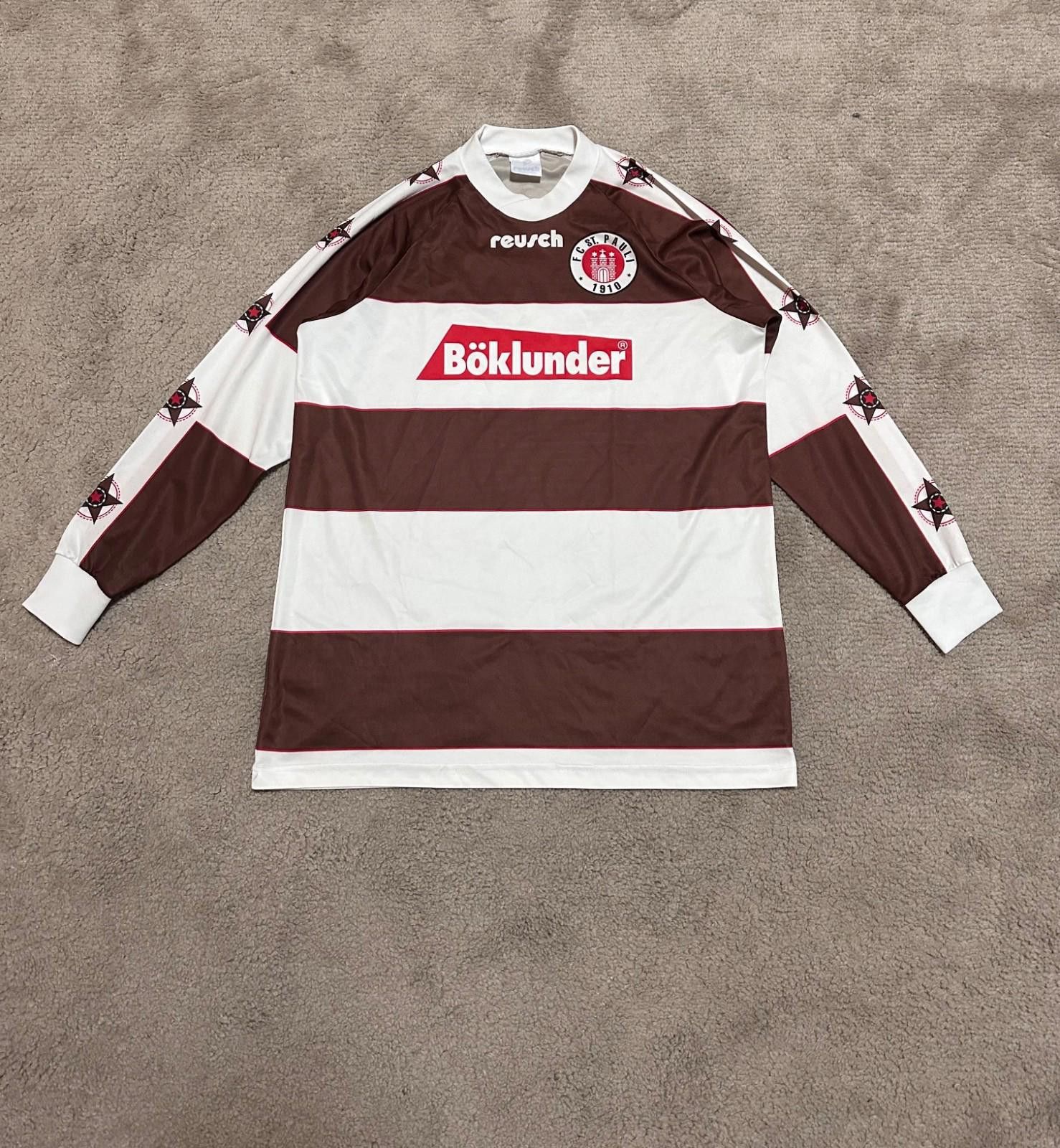 Other VINTAGE 1994-95 FC ST PAULI REUSCH SOCCER JERSEY LONGSLEEVE Size US XL / EU 56 / 4 - 1 Thumbnail