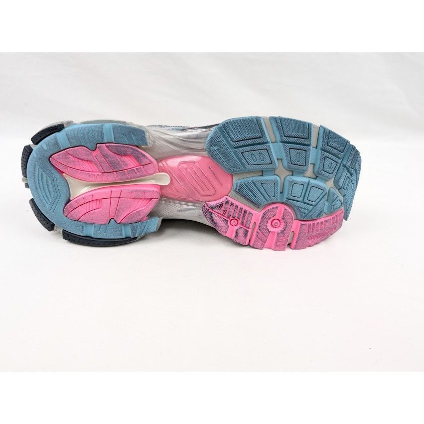 Balenciaga o1rshd1 Runner 2 Mesh/Pu/W Sneakers in Grey/Blue/Pink/Red Size US 11 / EU 44 - 8 Thumbnail
