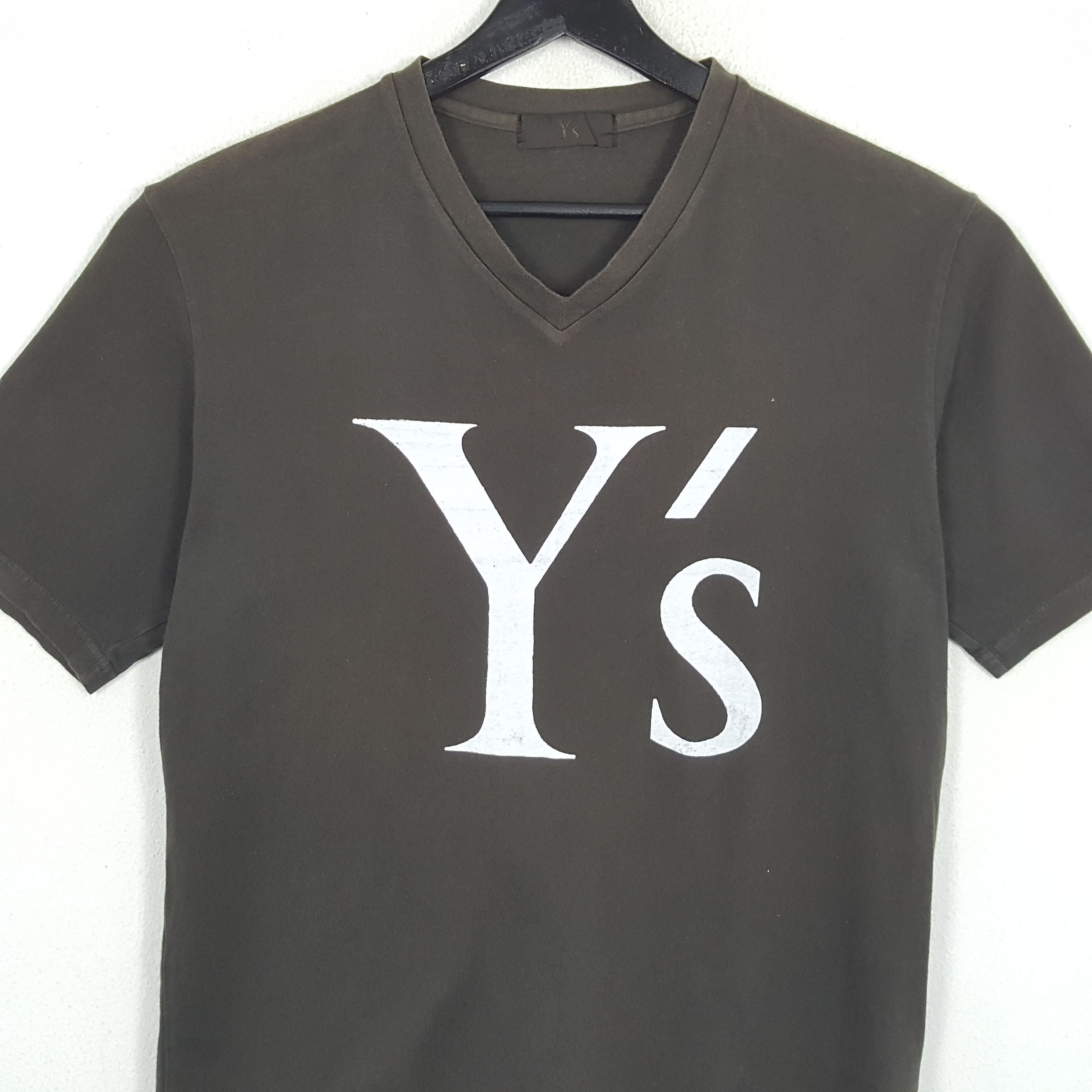 Y'S YOHJI YAMAMOTO Designer Brand Custom Art Logo Tshirt