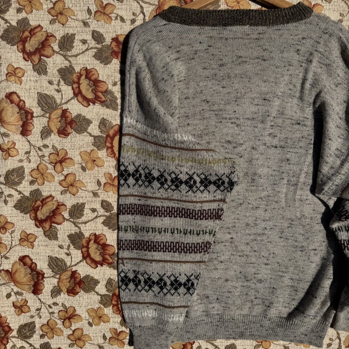 Japanese Brand × Vintage Vintage Embroidered Polar Bear Eclectic Sweater Wool cute Size US L / EU 52-54 / 3 - 12 Thumbnail