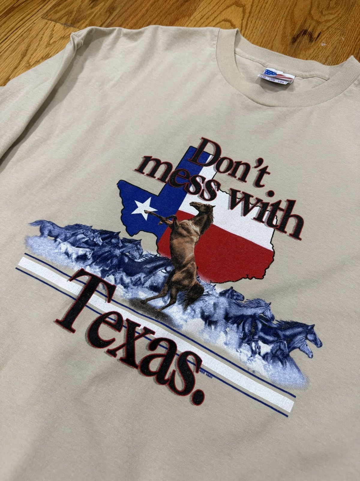 Vintage vintage texas tee Size US XXL / EU 58 / 5 - 2 Thumbnail