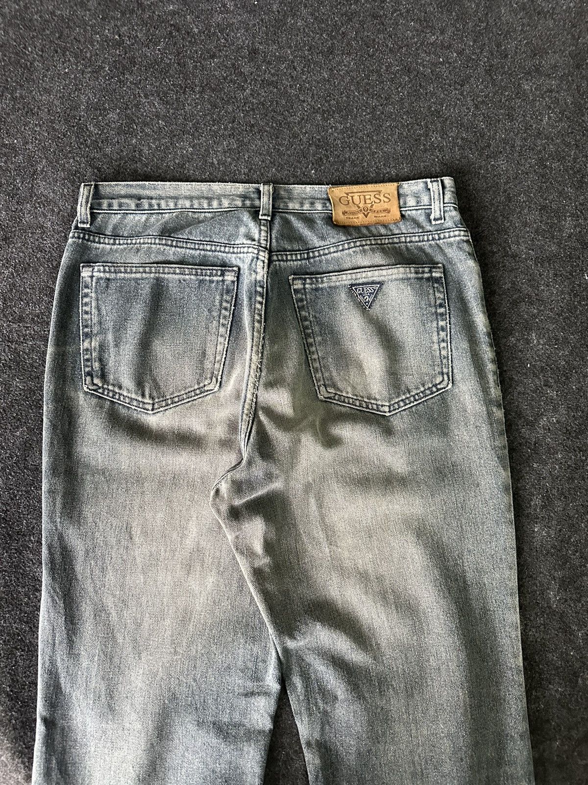 Guess × Vintage Vintage Guess Denia Usa Distressed Denim D227 Size US 33 - 4 Thumbnail