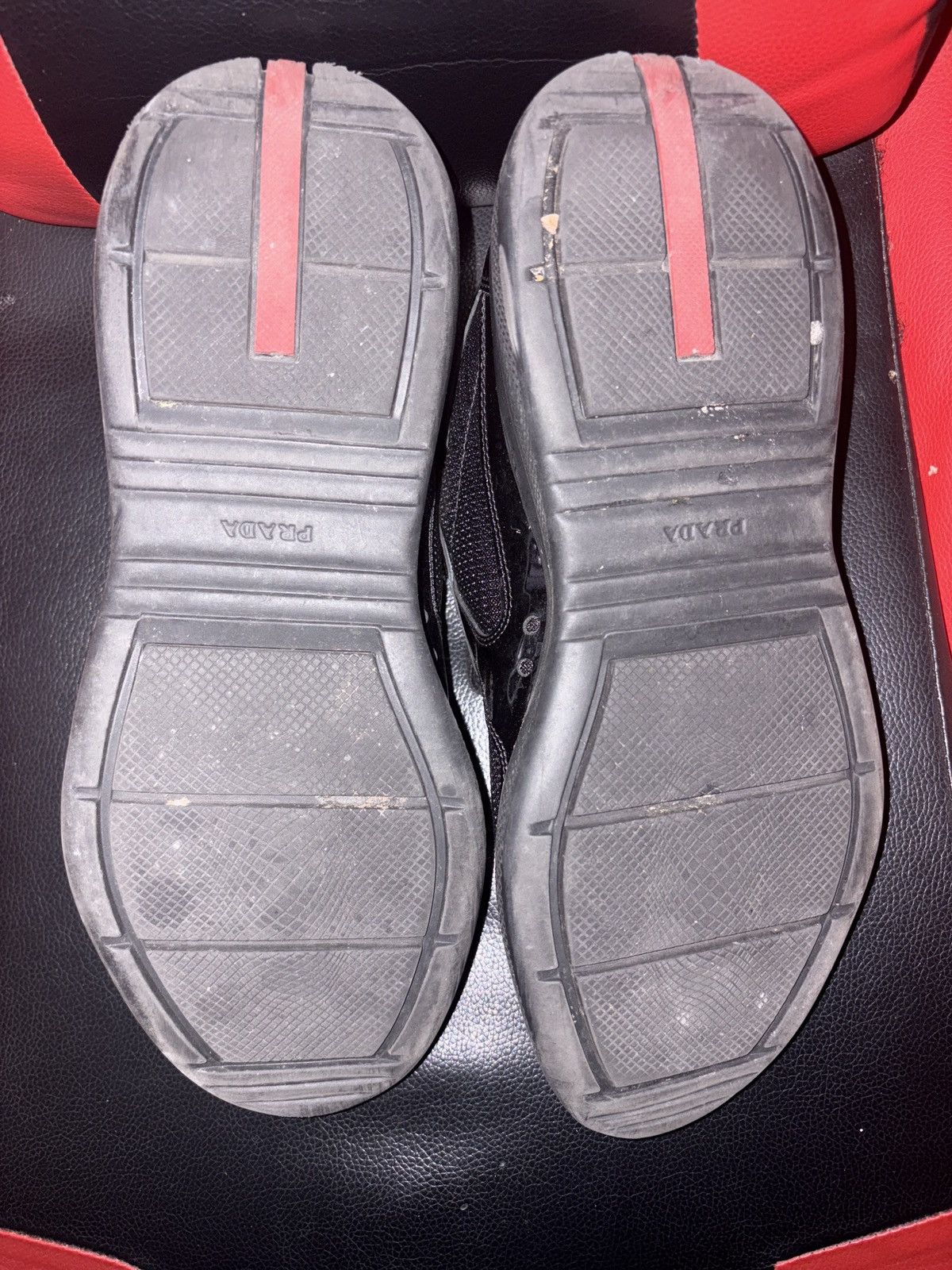 Prada Prada America's Cup Black Patent Leather 9.5 Low Tops Size US 9.5 / EU 42-43 - 7 Thumbnail