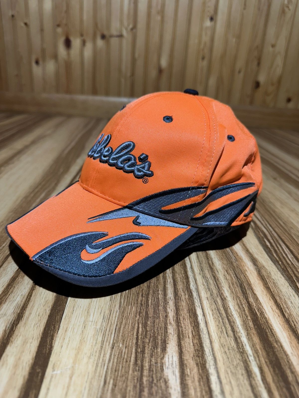 Cabelas Vint Cabela's Vibrant Orange Cap with Silver & Black Accents Size ONE SIZE - 2 Thumbnail