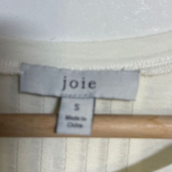 Joie Joie Pleated Flutter Sleeve Top White Size S Size S / US 4 / IT 40 - 4 Thumbnail