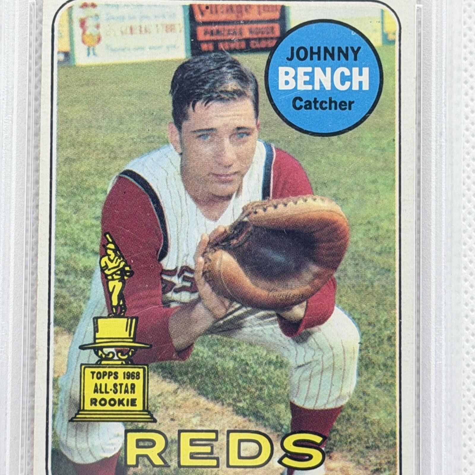 Topshop 1969 Topps Johnny Bench All-Star Rookie Baseball Card #95 Size ONE SIZE - 9 Thumbnail