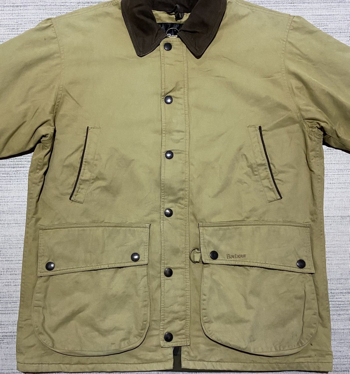 Barbour Barbour Breathables Beige Tan Coat Jacket Size US L / EU 52-54 / 3 - 2 Thumbnail