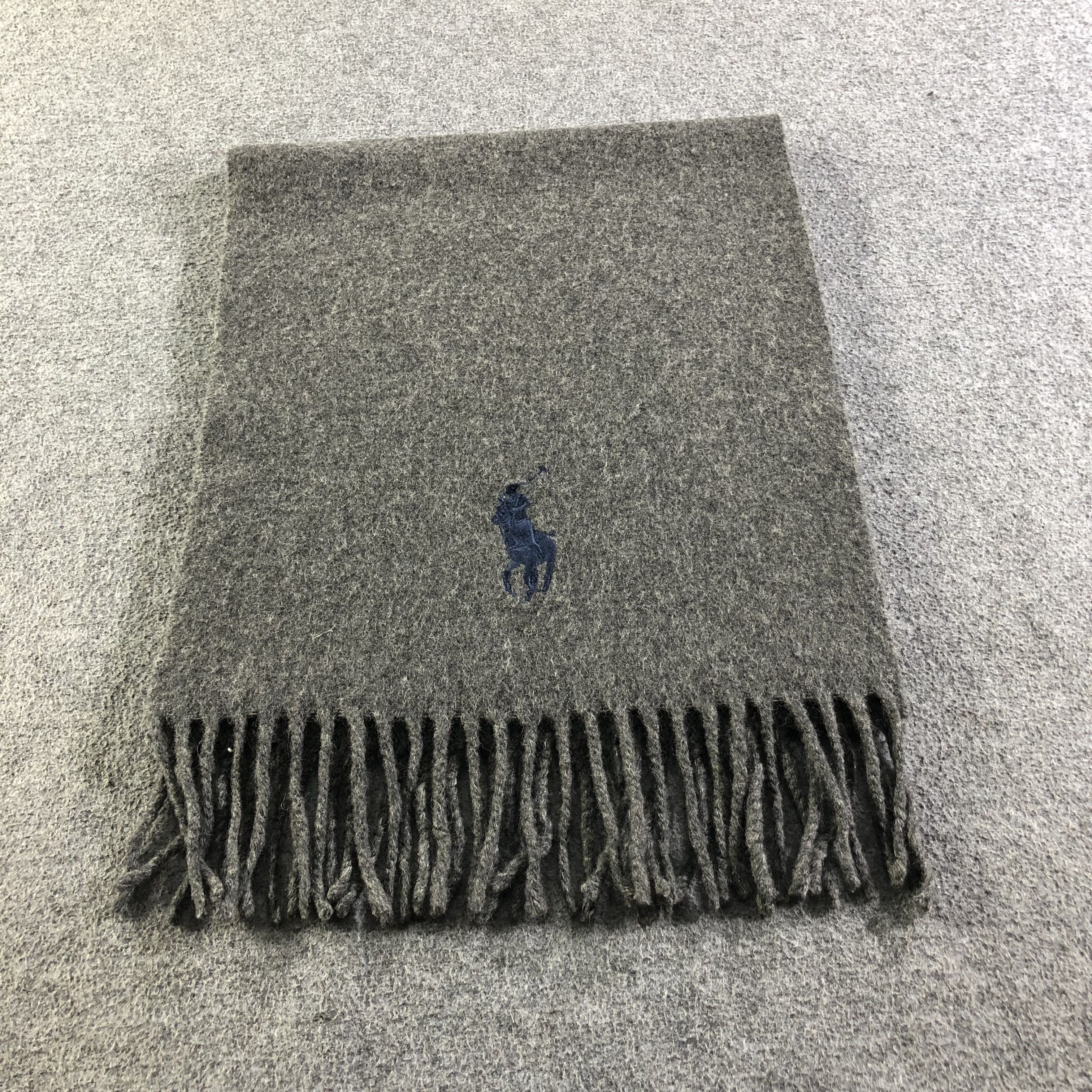Polo Ralph Lauren Polo Ralph Lauren Wool Scarf Muffler Neckwear V2094 Size ONE SIZE - 2 Thumbnail