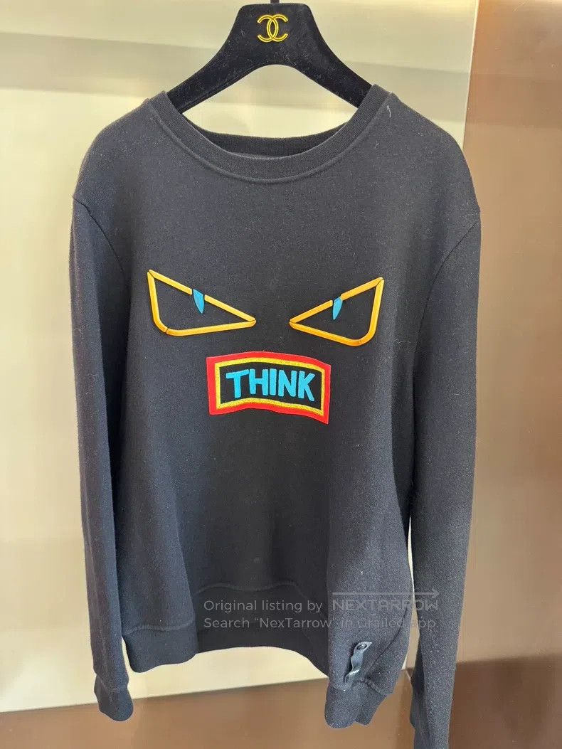 Fendi Fendi Little Devil Series Crewneck Sweatshirt Size US M / EU 48-50 / 2 - 1 Thumbnail