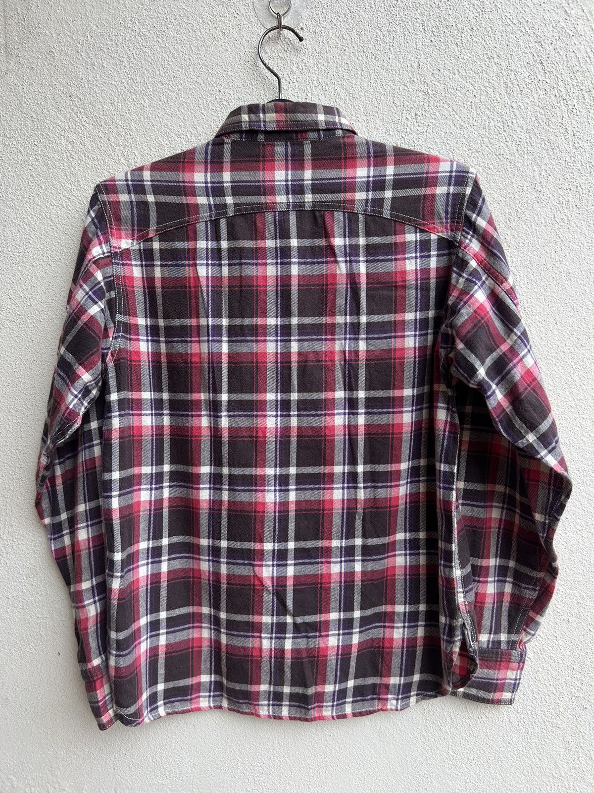 Cushman Cushman Japan Chin Strap Gusset Flannel Shirt Size US M / EU 48-50 / 2 - 13 Thumbnail