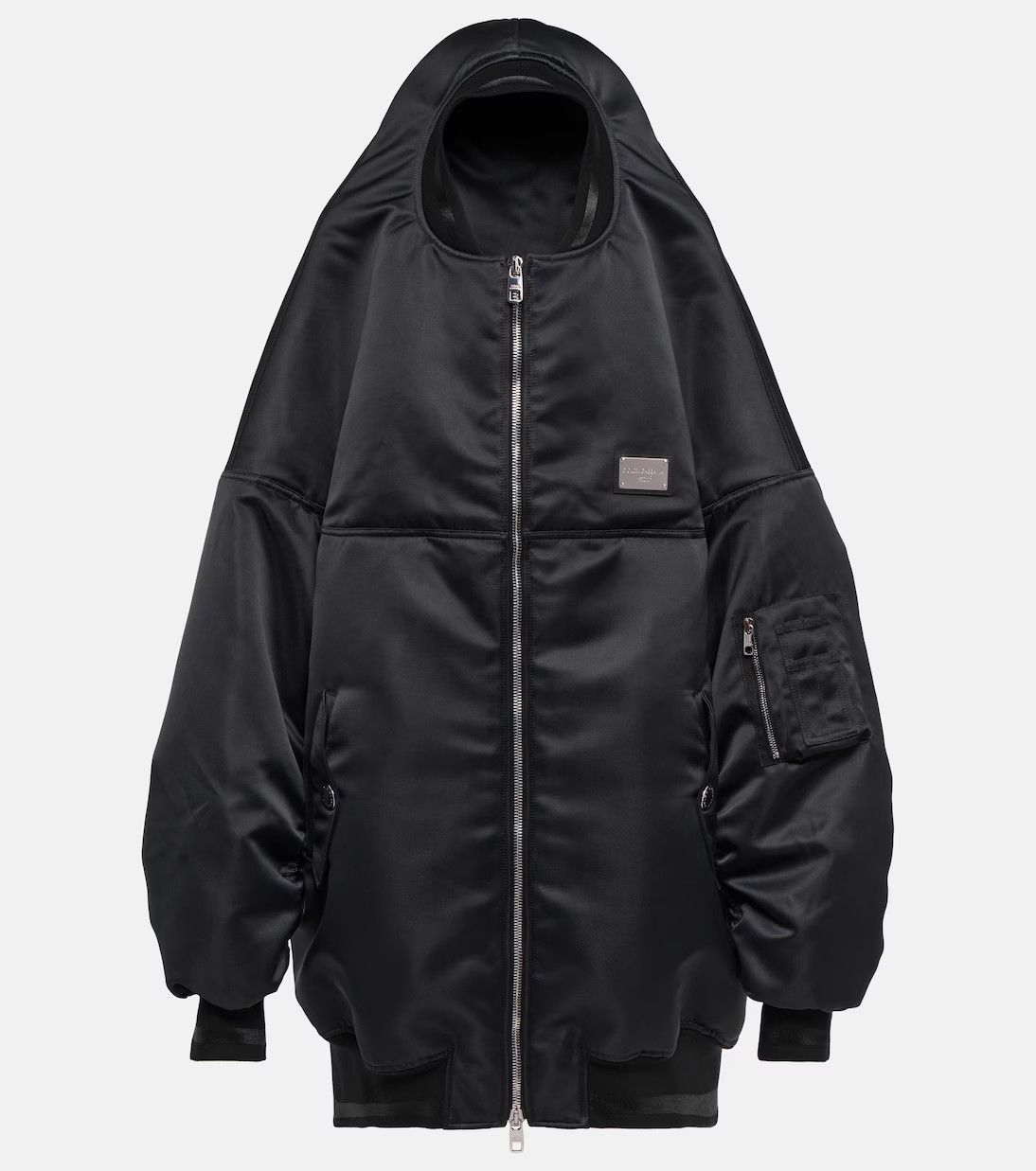 Dolce & Gabbana o1y0825 Crewneck Coat in Black Size M / US 6-8 / IT 42-44 - 1 Thumbnail