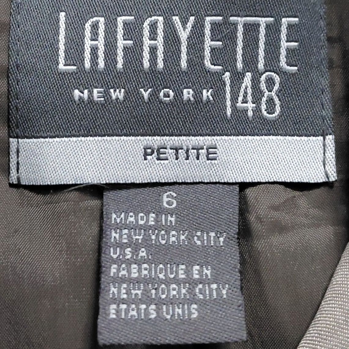 Vintage Lafayette 148 New York Petite Jacket Beige Solid Long Sleeve Women Size 6 Size M / US 6-8 / IT 42-44 - 4 Thumbnail
