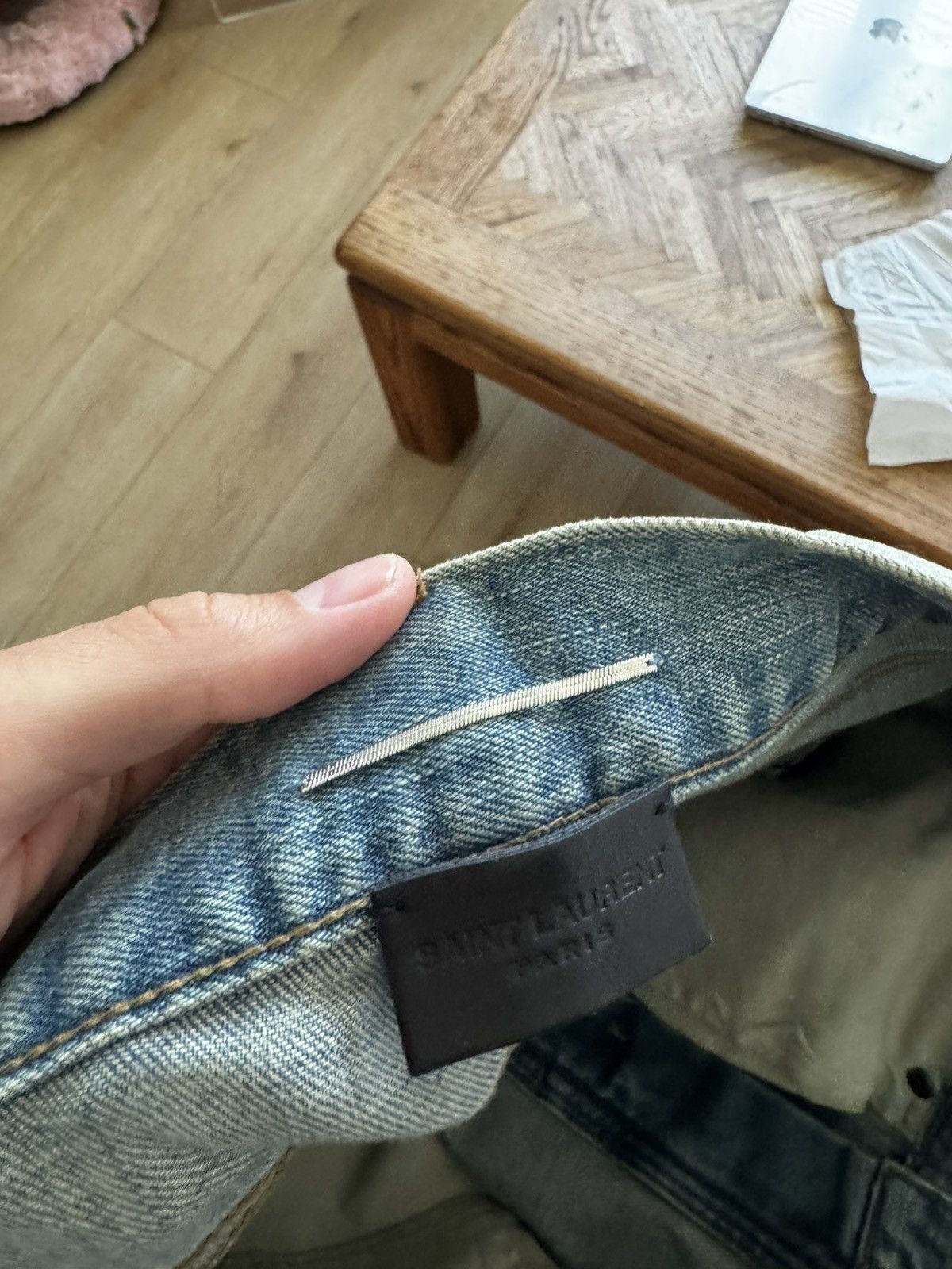 Saint Laurent Paris Crash denim Size US 32 / EU 48 - 3 Thumbnail