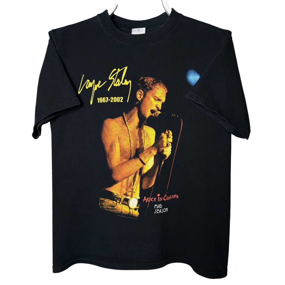Band Tees Vintage 2000s Layne Staley Memorial T-Shirt, Size S, Rare! Size US S / EU 44-46 / 1 - 1 Thumbnail