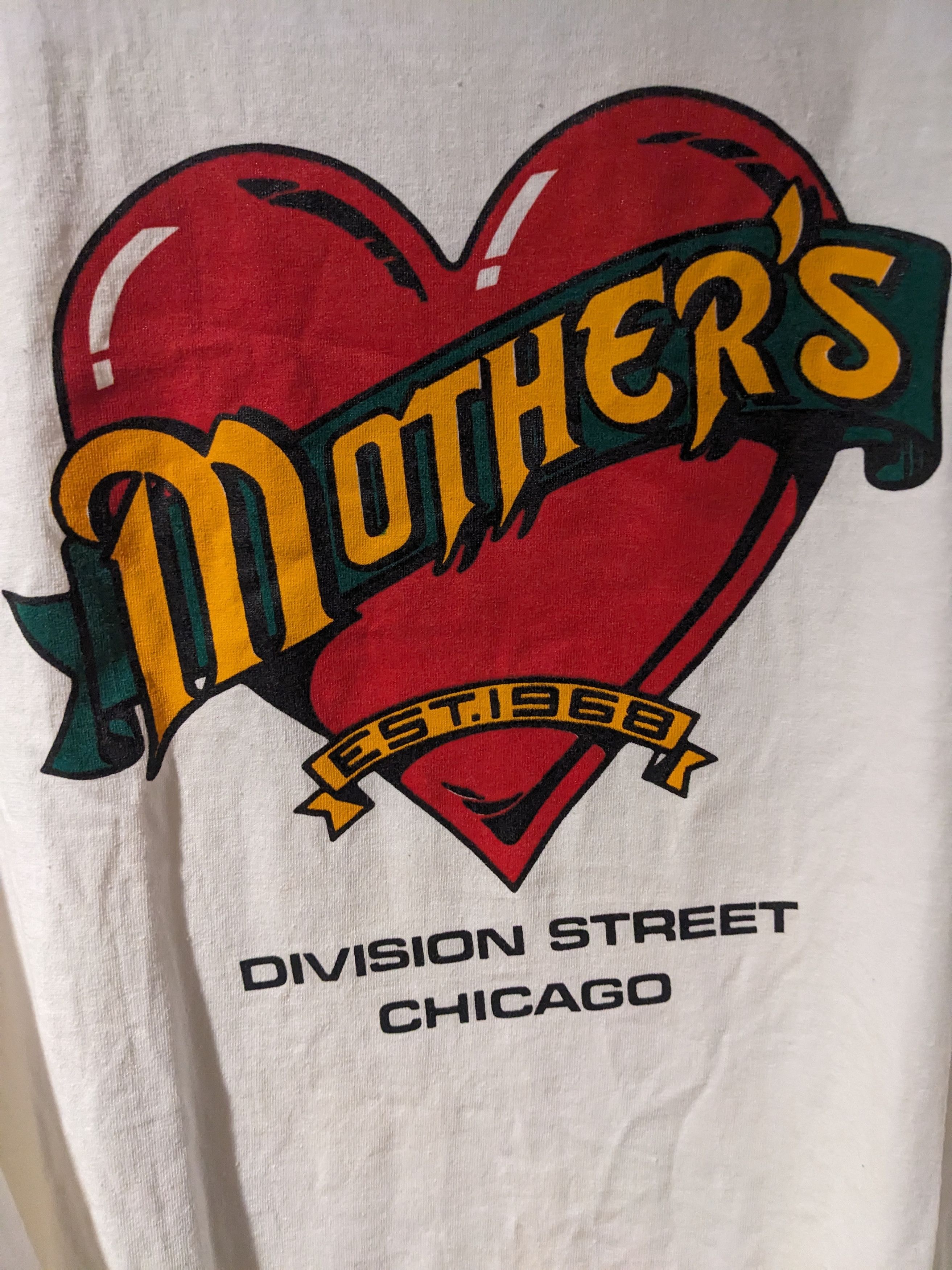Vintage Vintage 80s Mother's Division Street Chicago Long-Sleeve Size US XXL / EU 58 / 5 - 2 Thumbnail