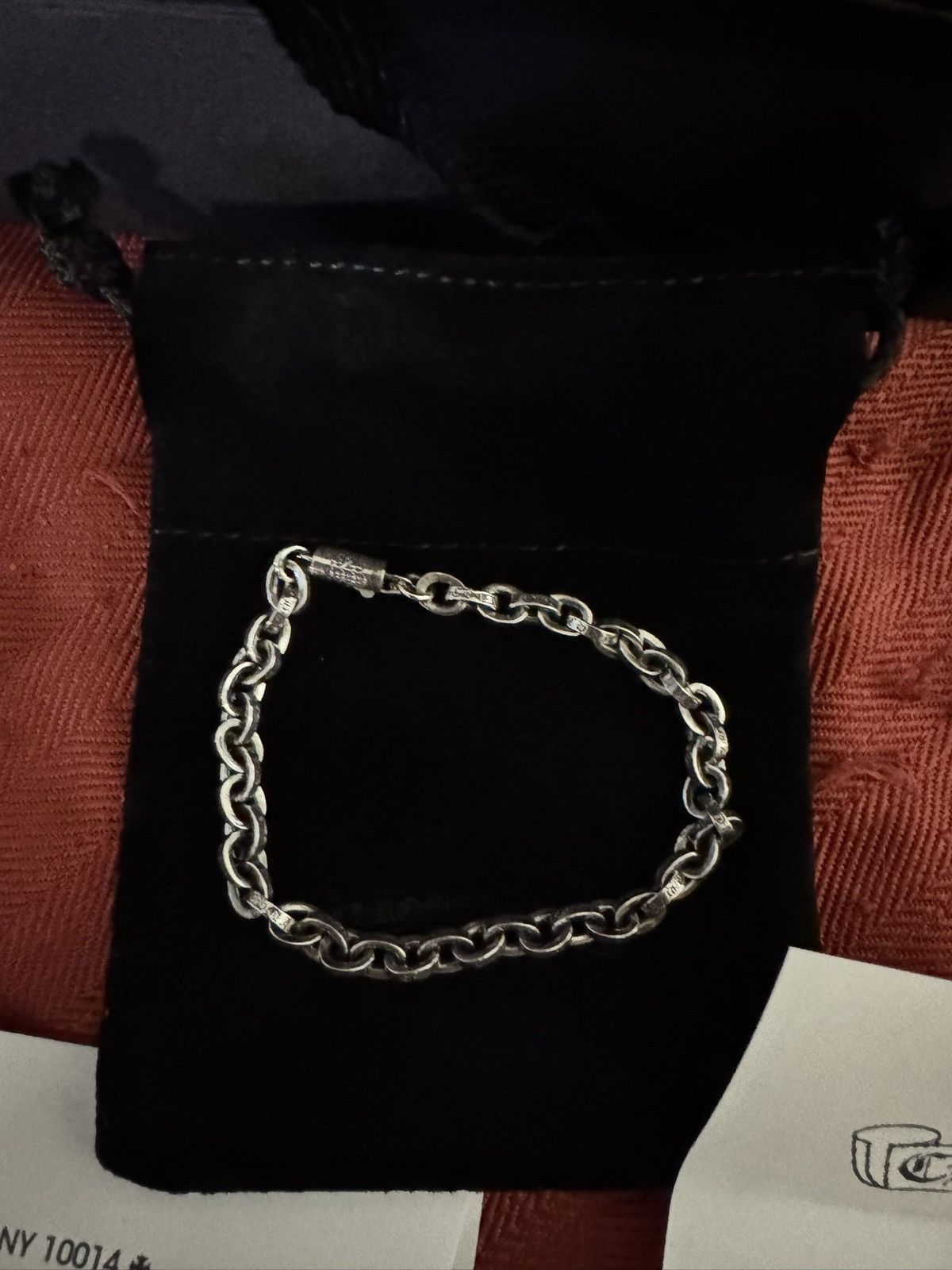 Chrome Hearts Chrome Hears Paper chain 7 inch silver bracelet Size ONE SIZE - 15 Thumbnail