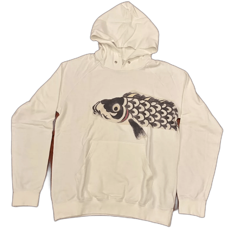 Visvim visvim upstreamer hoodie with hand-painted koi Size US M / EU 48-50 / 2 - 1 Thumbnail