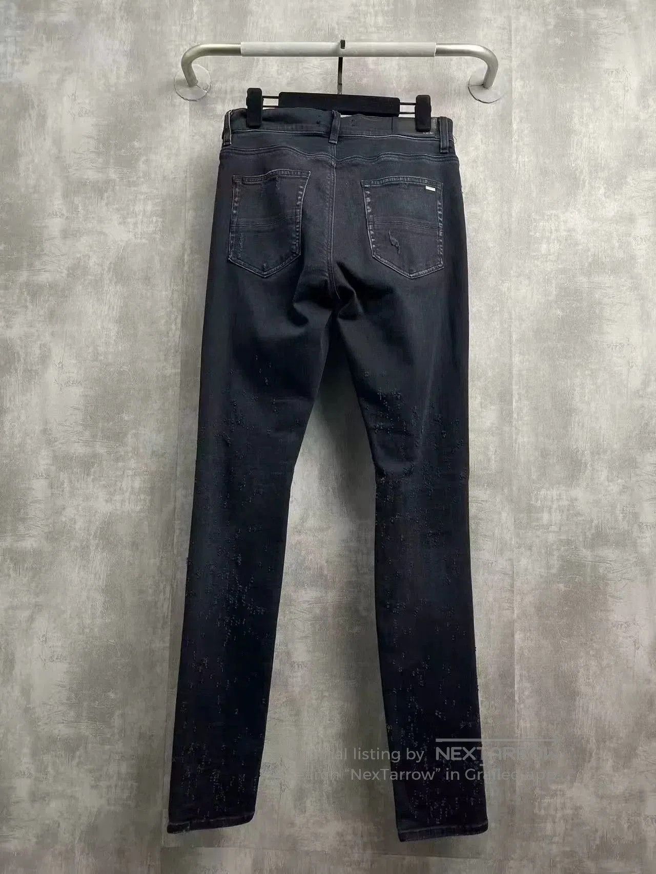 Amiri Amiri Black Distressed Denim Jeans. Size US 32 / EU 48 - 2 Thumbnail