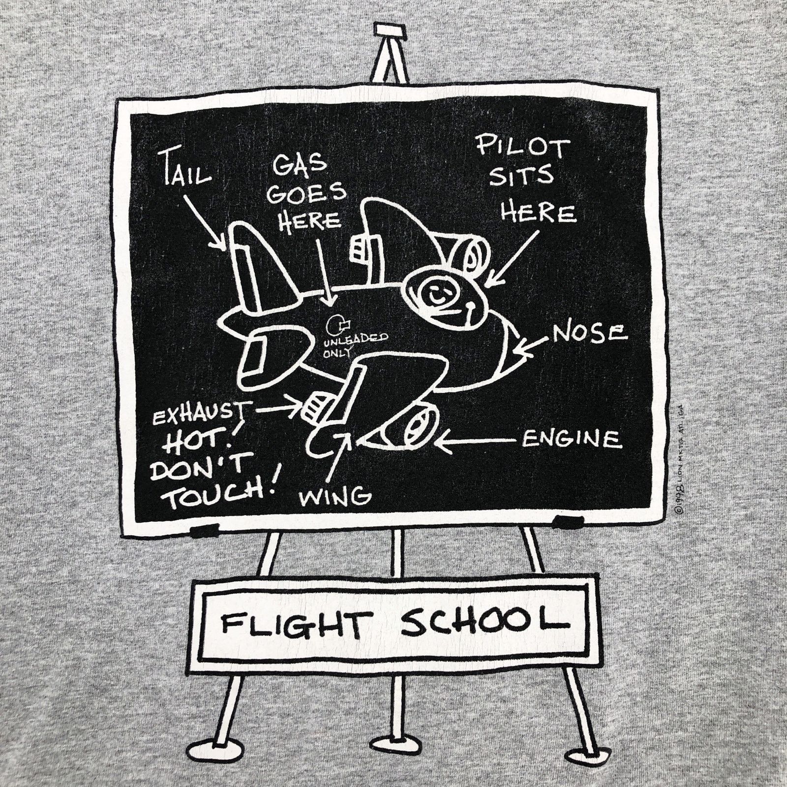Gildan × Vintage 90s flight school aviation 1998 graphic tshirt 1990s vintage Size US M / EU 48-50 / 2 - 2 Thumbnail
