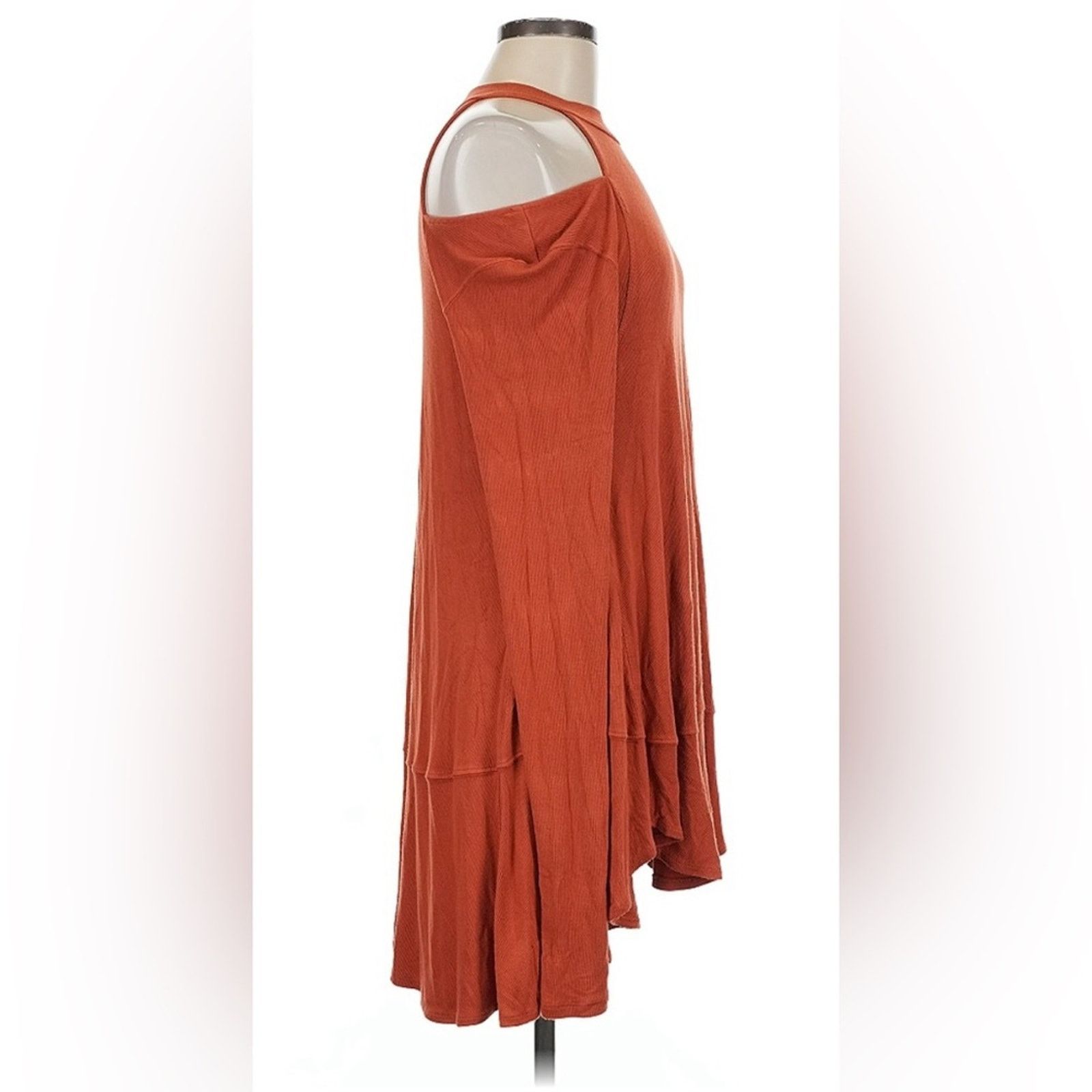 Free People Free People Rust Mini Dress Size S / US 4 / IT 40 - 4 Thumbnail