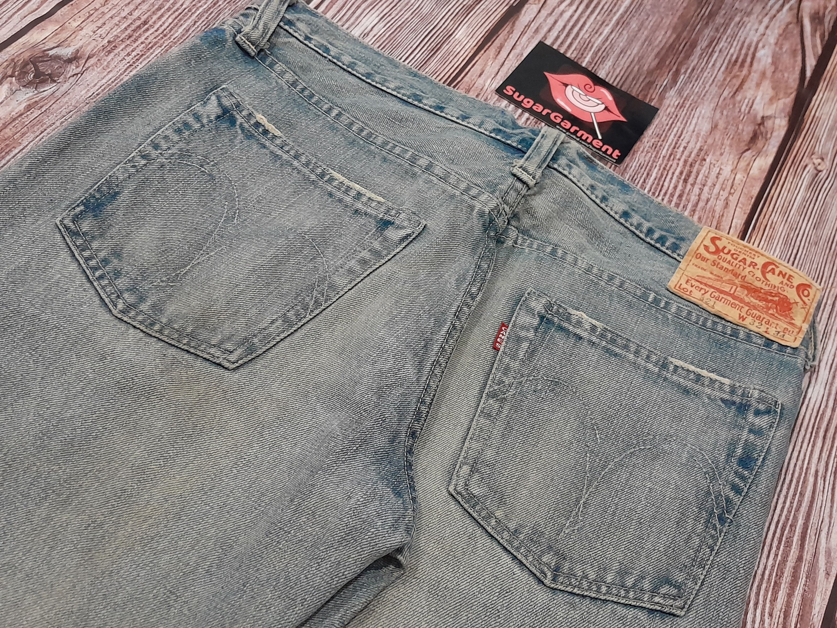 Sugar Cane Sugar Cane Bootcut Flare Bell Bottom Jeans Vintage Size US 32 / EU 48 - 21 Thumbnail
