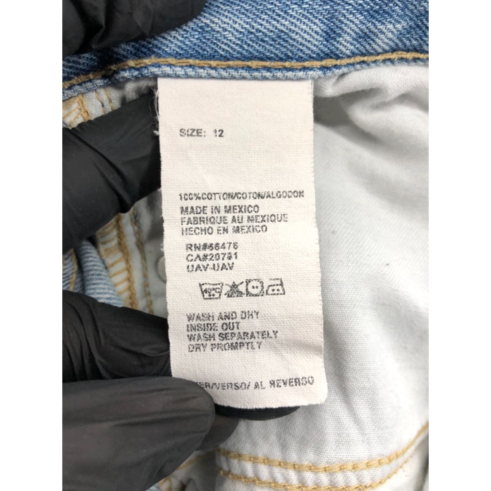 Tommy Hilfiger Tommy Hilfiger Boyfriend Shorts Womens Size 12 Mid Rise Stone Blue Denim 5-Pocket Casual Men? Size 34" / US 12 / IT 48 - 7 Thumbnail