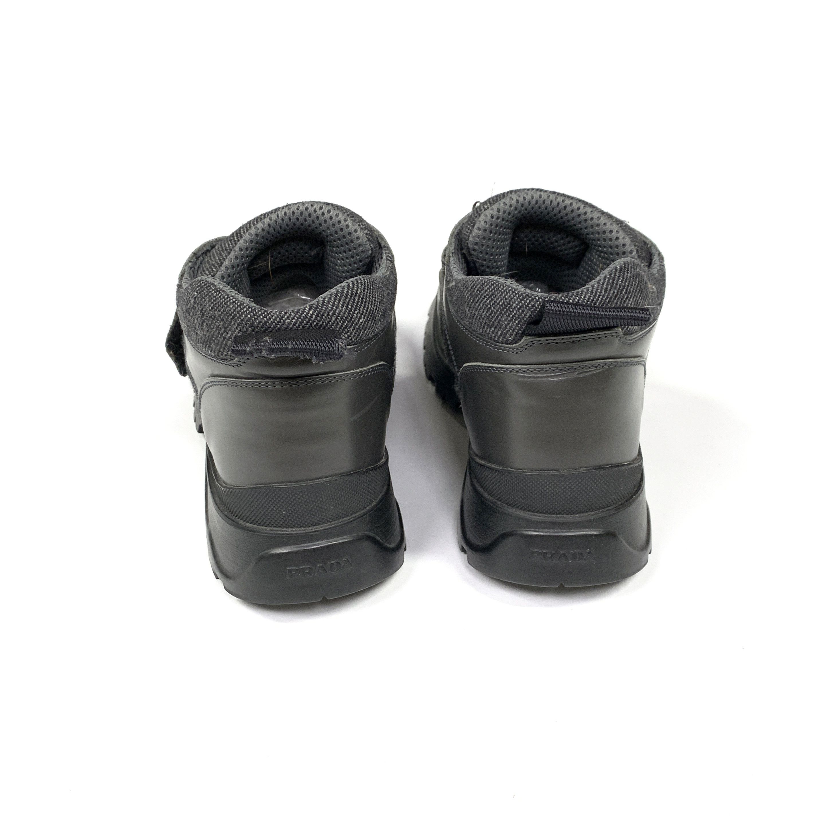 Prada Vtg Velcro Strap Trekking Boots Size US 9 / IT 39 - 11 Thumbnail