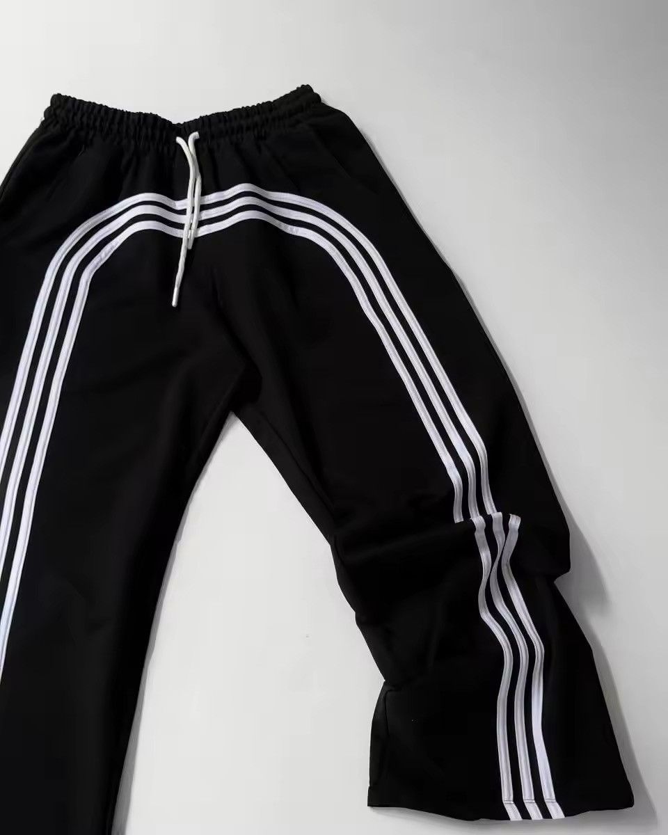 Japanese Brand Stripes Fashion High Waist Wide-leg Pants Size US 36 / EU 52 - 3 Thumbnail