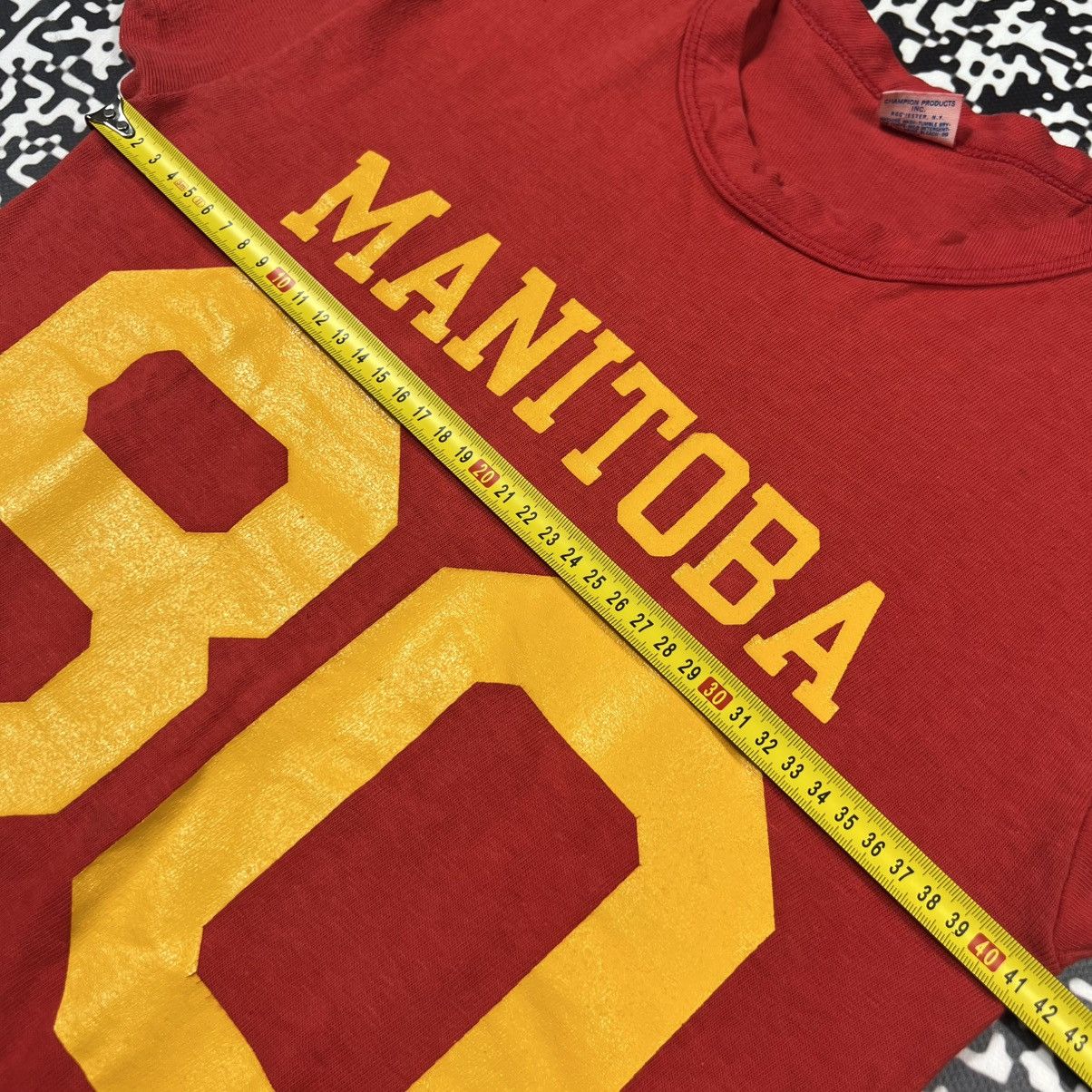 Champion Vintage 80s Champion Manitoba Canada Retro College Jersey Size US M / EU 48-50 / 2 - 23 Thumbnail