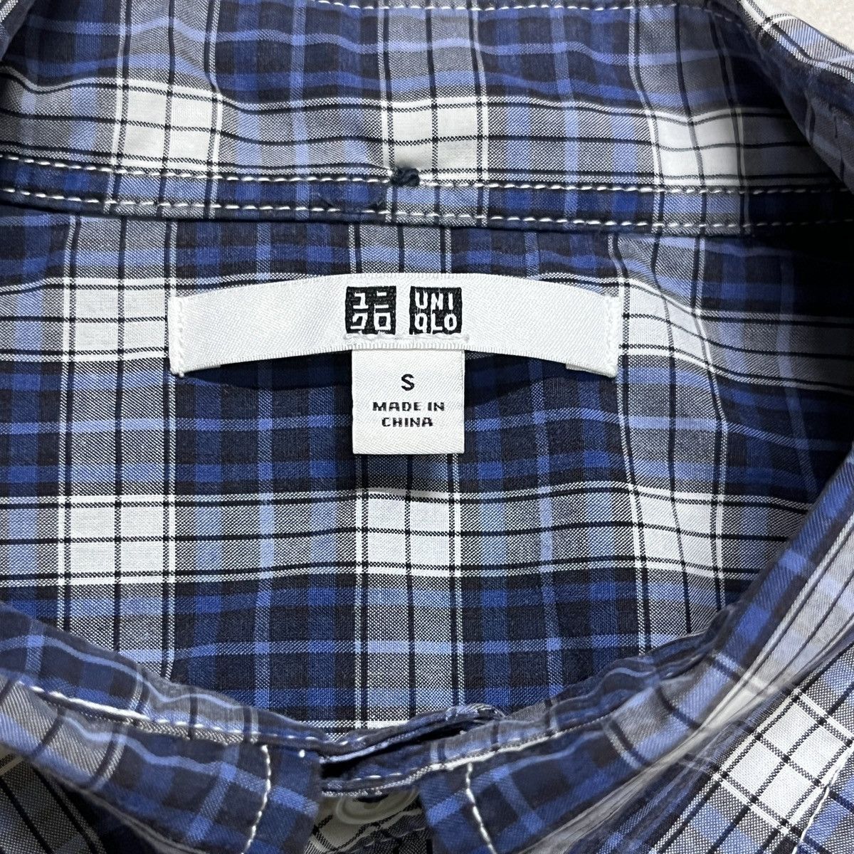 Japanese Brand × Uniqlo × Vintage Uniqlo Plaid Button Up Shirt Size US S / EU 44-46 / 1 - 4 Thumbnail