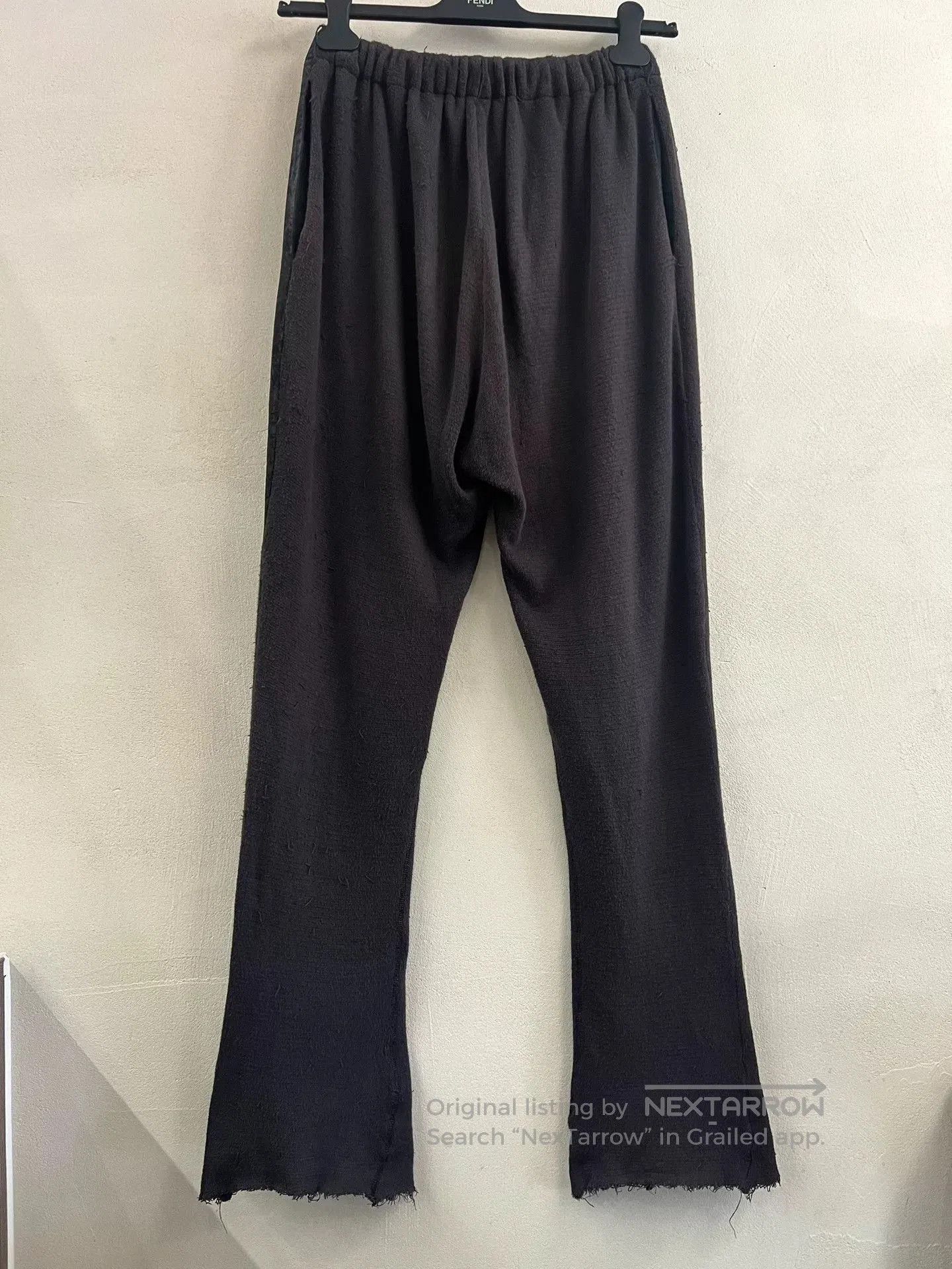 Rick Owens Rick Owens Style Leather Flared Pants. Size US 28 / EU 44 - 7 Thumbnail