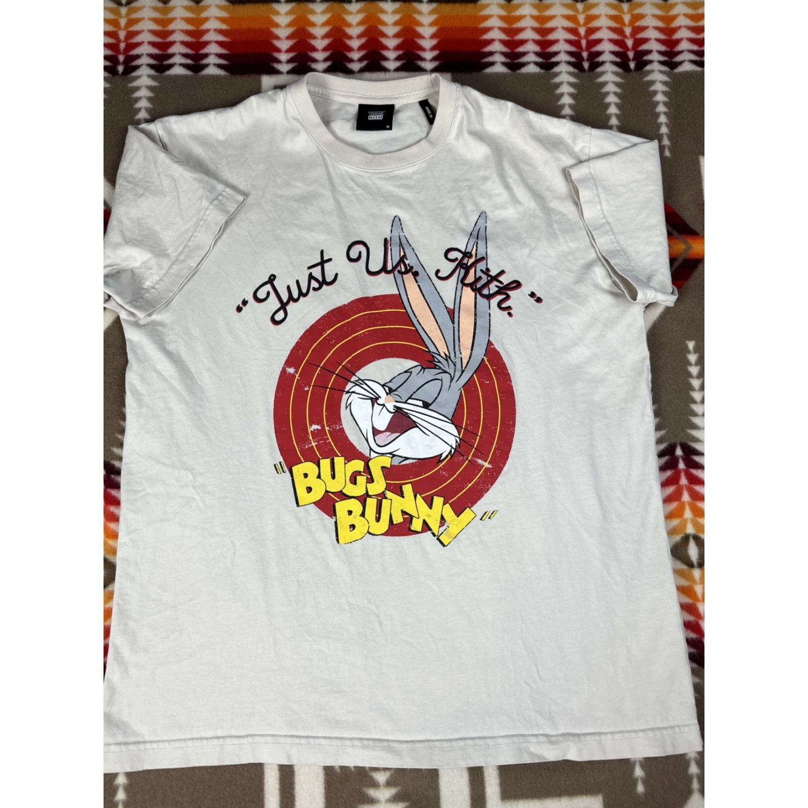Kith KITH X LOONEY TUNES Bugs Vintage Tee White Shirt MEN sz M 2020 Size US M / EU 48-50 / 2 - 6 Thumbnail