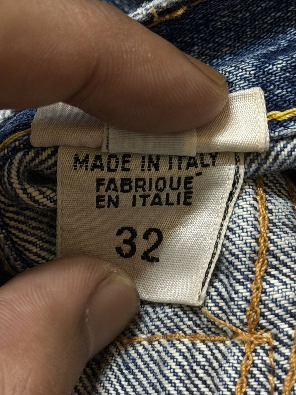 Replay Vintage Italy Replay Blue Faded Wash Distress Relaxed Loose Size US 30 / EU 46 - 7 Thumbnail
