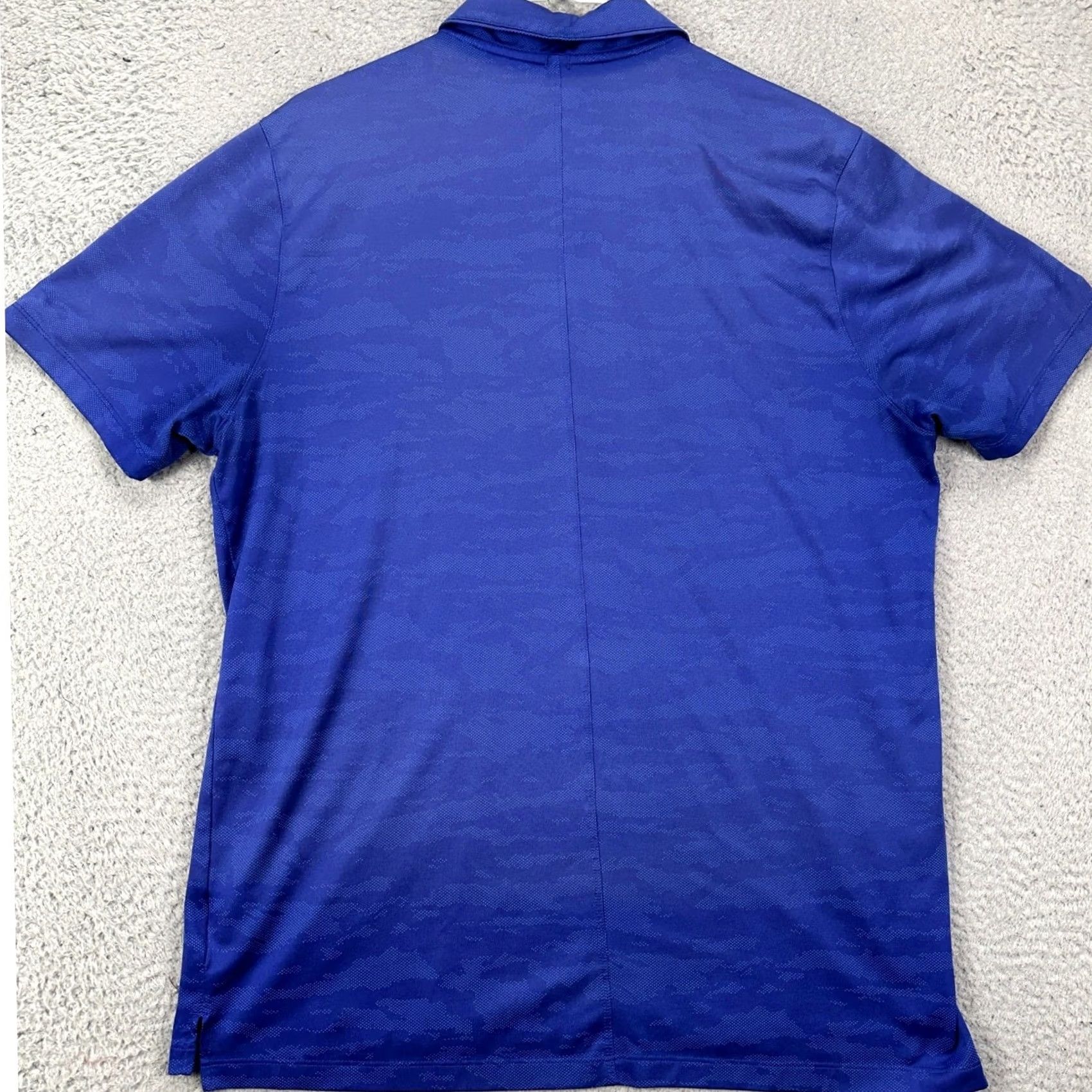 Nike Nike Golf Polo Shirt Mens L Blue Dri-Fit Standard Fit Performance Camouflage Casual Activewear Shirt Size US L / EU 52-54 / 3 - 3 Thumbnail