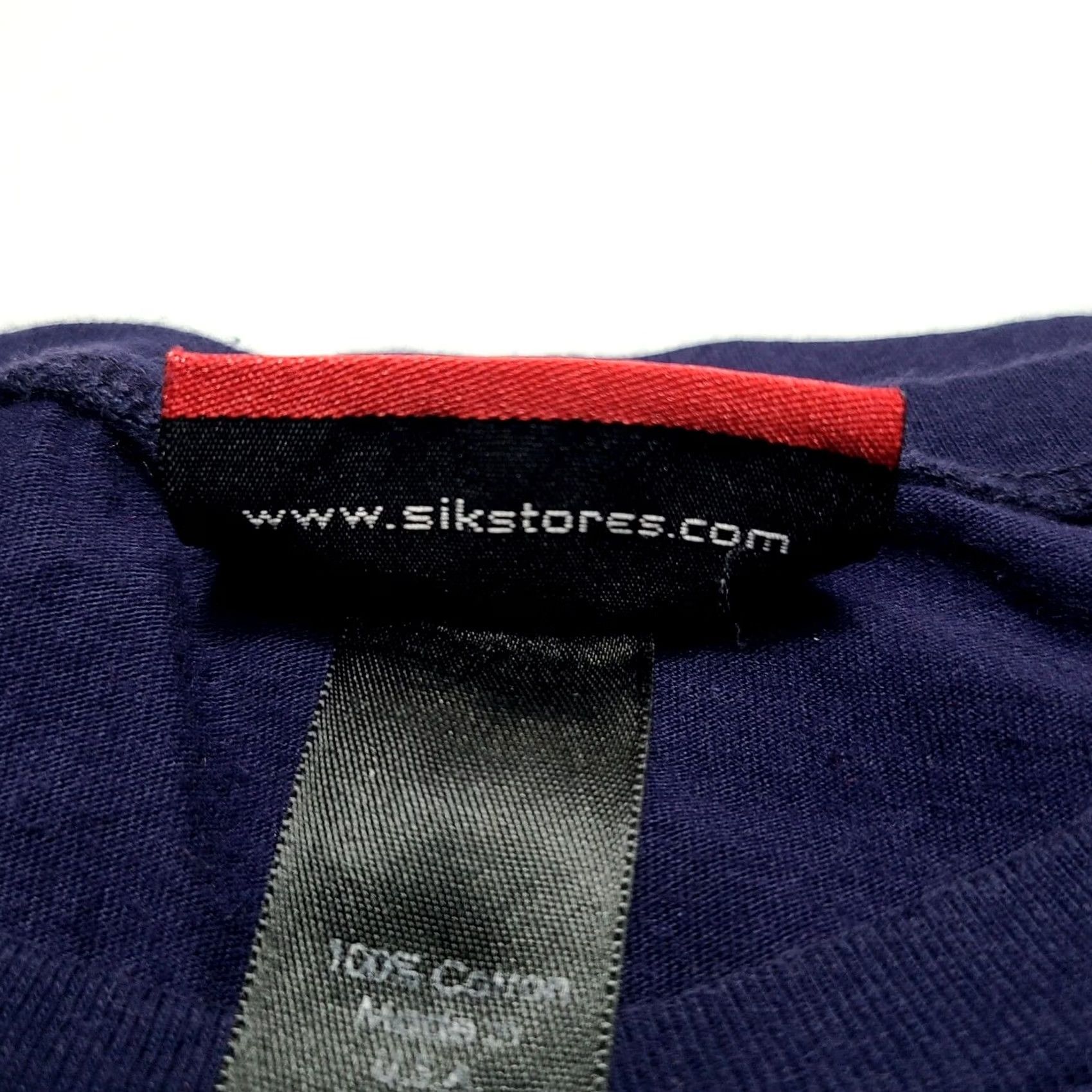 Vintage VINTAGE SIK T-Shirt XL Blue Y2K Cyber Grunge Beach Surfer Longsleeve Mens Size US XL / EU 56 / 4 - 4 Thumbnail