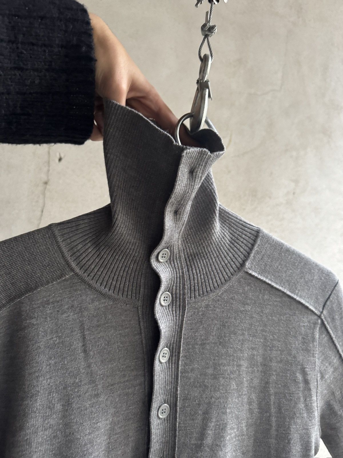 Balenciaga Early 2000s Balenciaga Military High Collar Cardigan Size US M / EU 48-50 / 2 - 9 Thumbnail