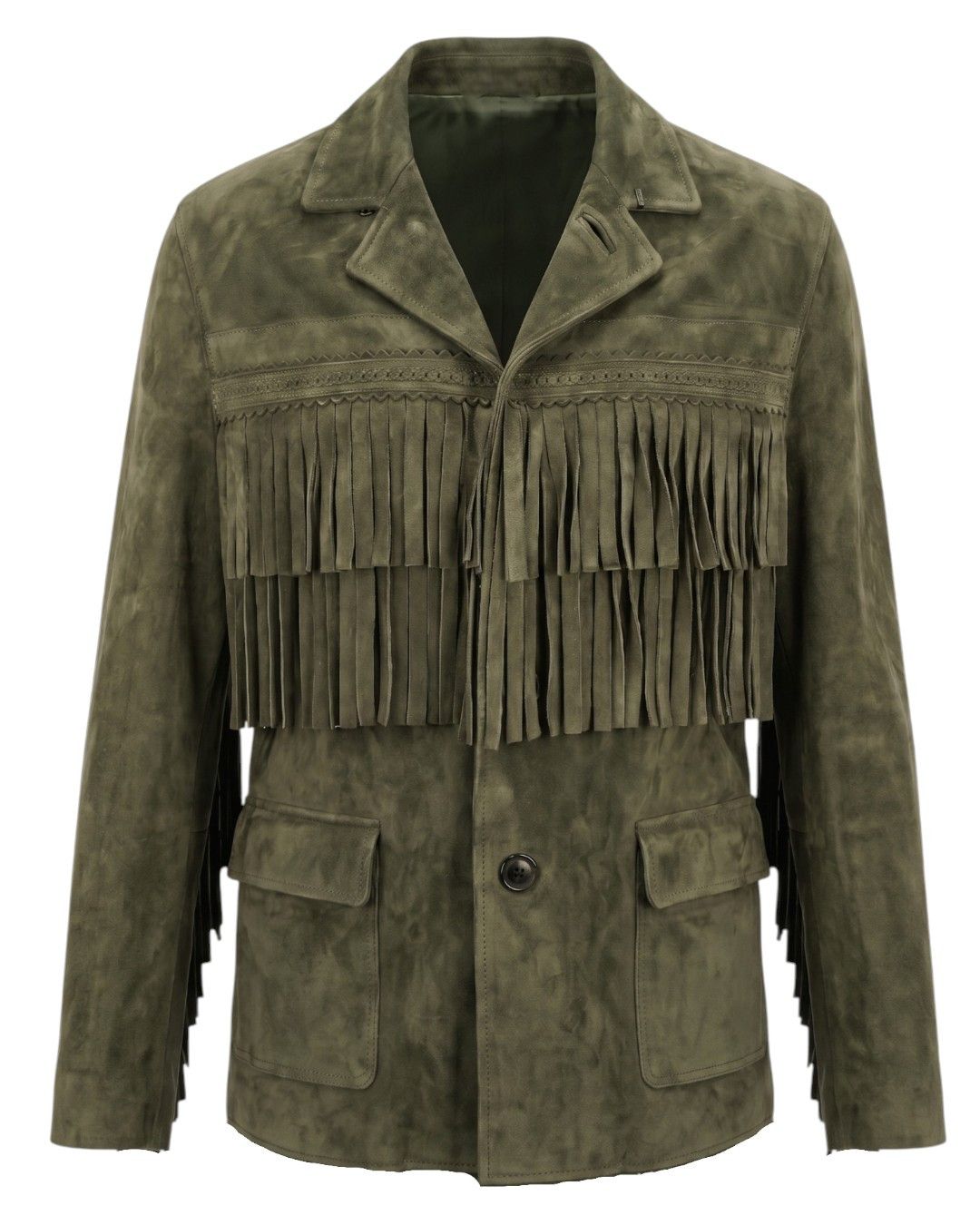 Burberry Prorsum F/W 2014 RUNWAY SAMPLE SUEDE LEATHER WESTERN JACKET Size US L / EU 52-54 / 3 - 2 Thumbnail