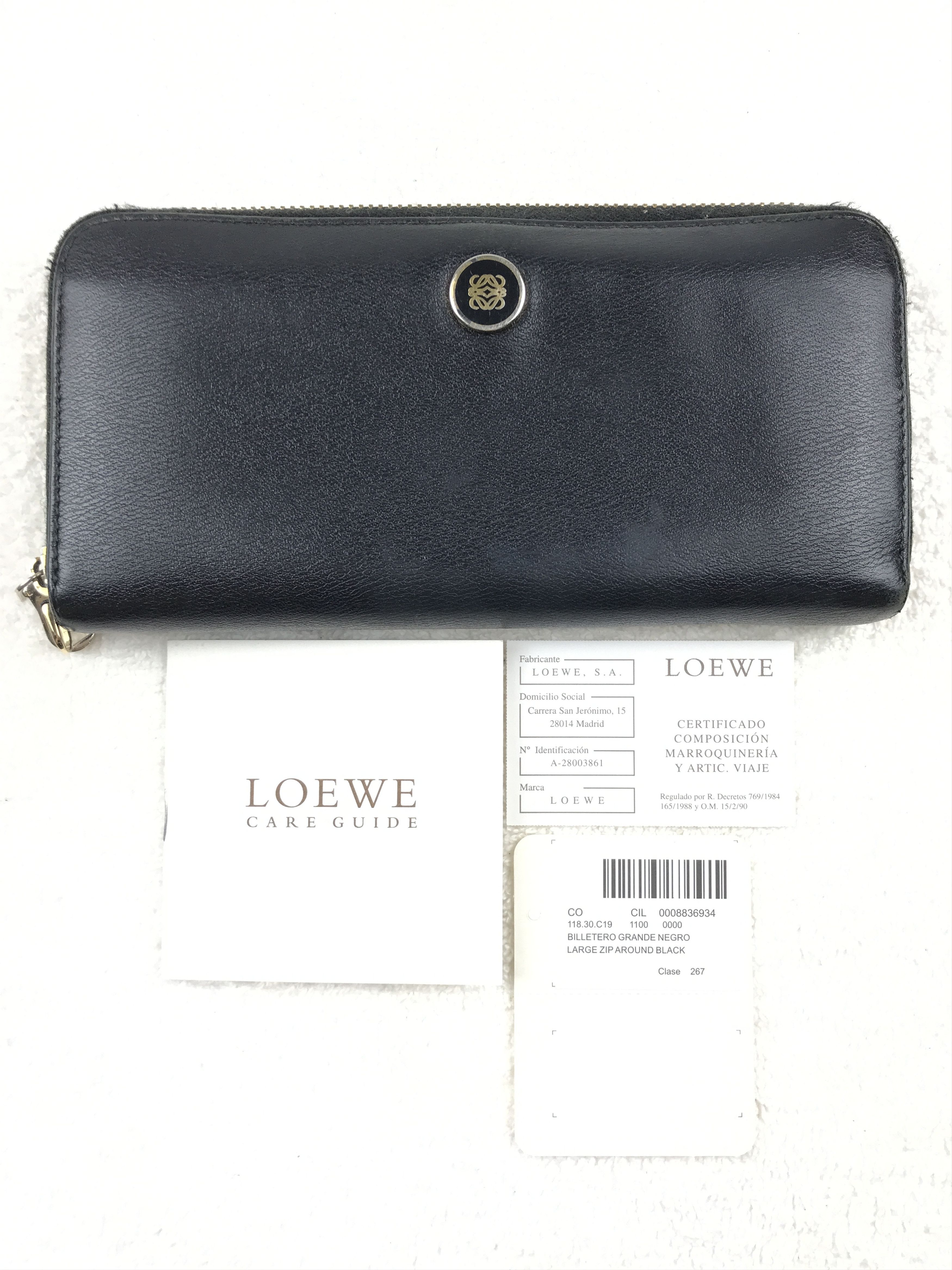 Designer × Loewe × Vintage Vintage Loewe Bifold Long Wallet Size ONE SIZE - 16 Thumbnail