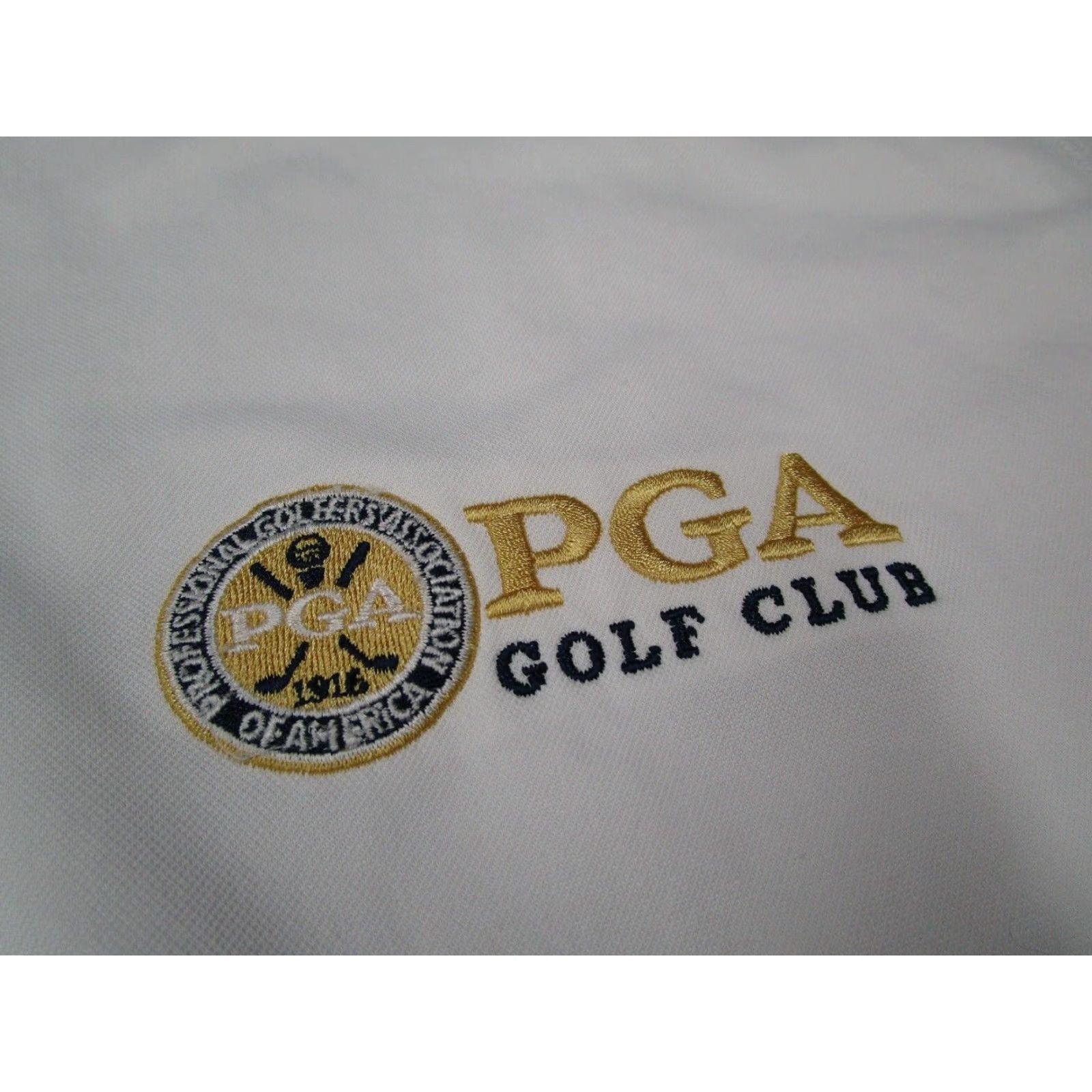 Footjoy FootJoy Polo Shirt Mens Athletic Fit White Short Sleeve Golf PGA Club Logo Embroidered 2XL XXL Regular Sports Golf Shirt Mens White Size US XXL / EU 58 / 5 - 3 Thumbnail