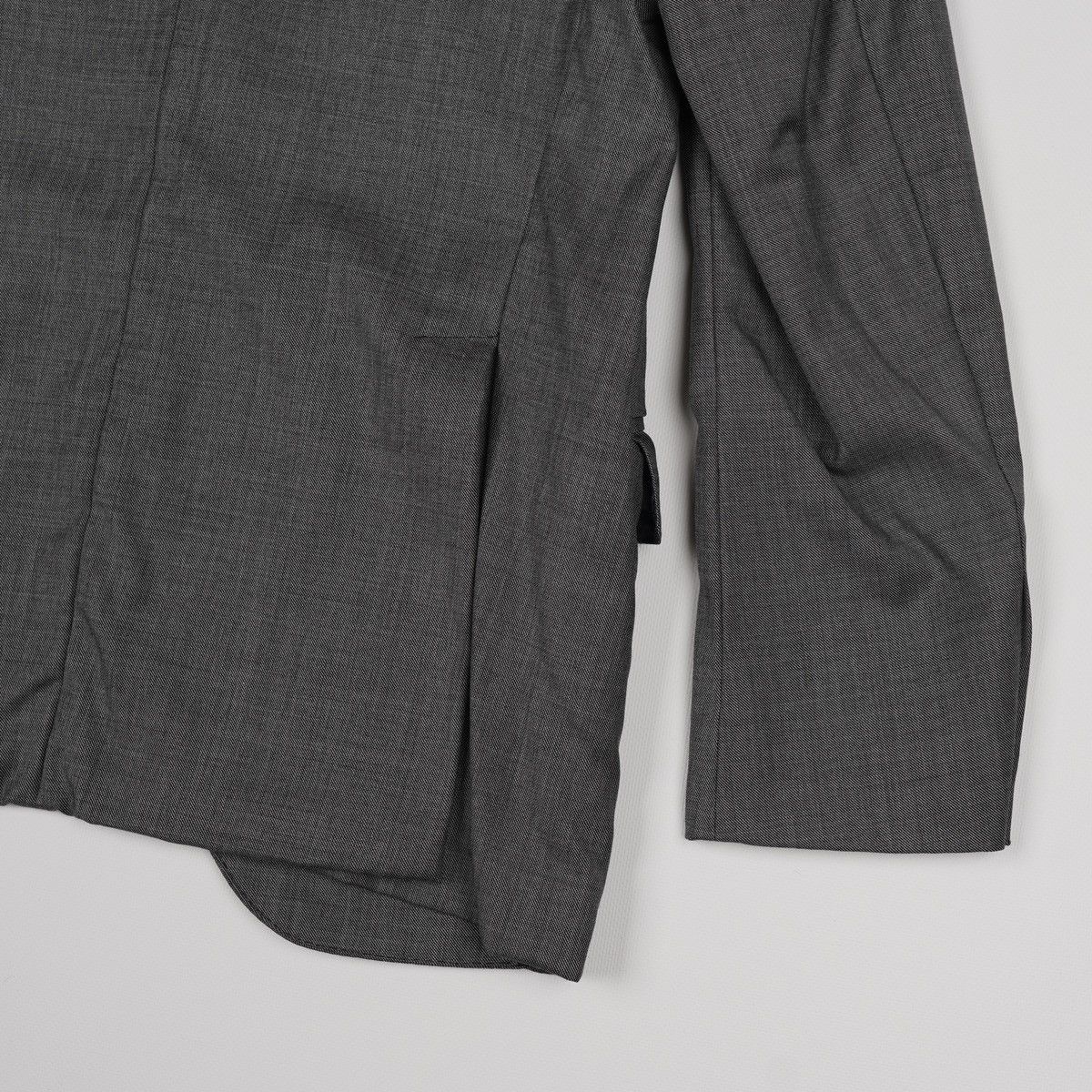 Hackett × Loro Piana Hackett Loro Piana Suit Grey Blazer Jacket Size 38R - 11 Thumbnail