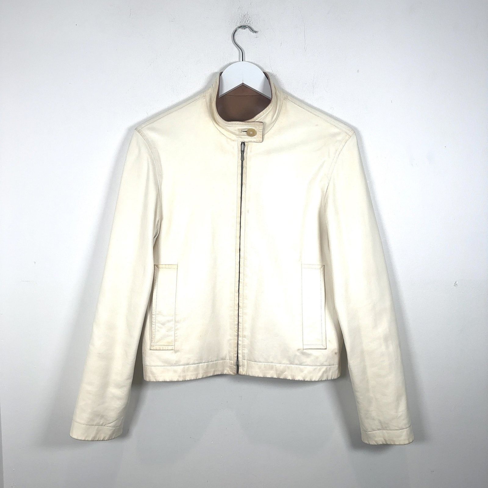Hermes Hermes Reversible Lambskin Leather Jacket Size US S / EU 44-46 / 1 - 2 Thumbnail
