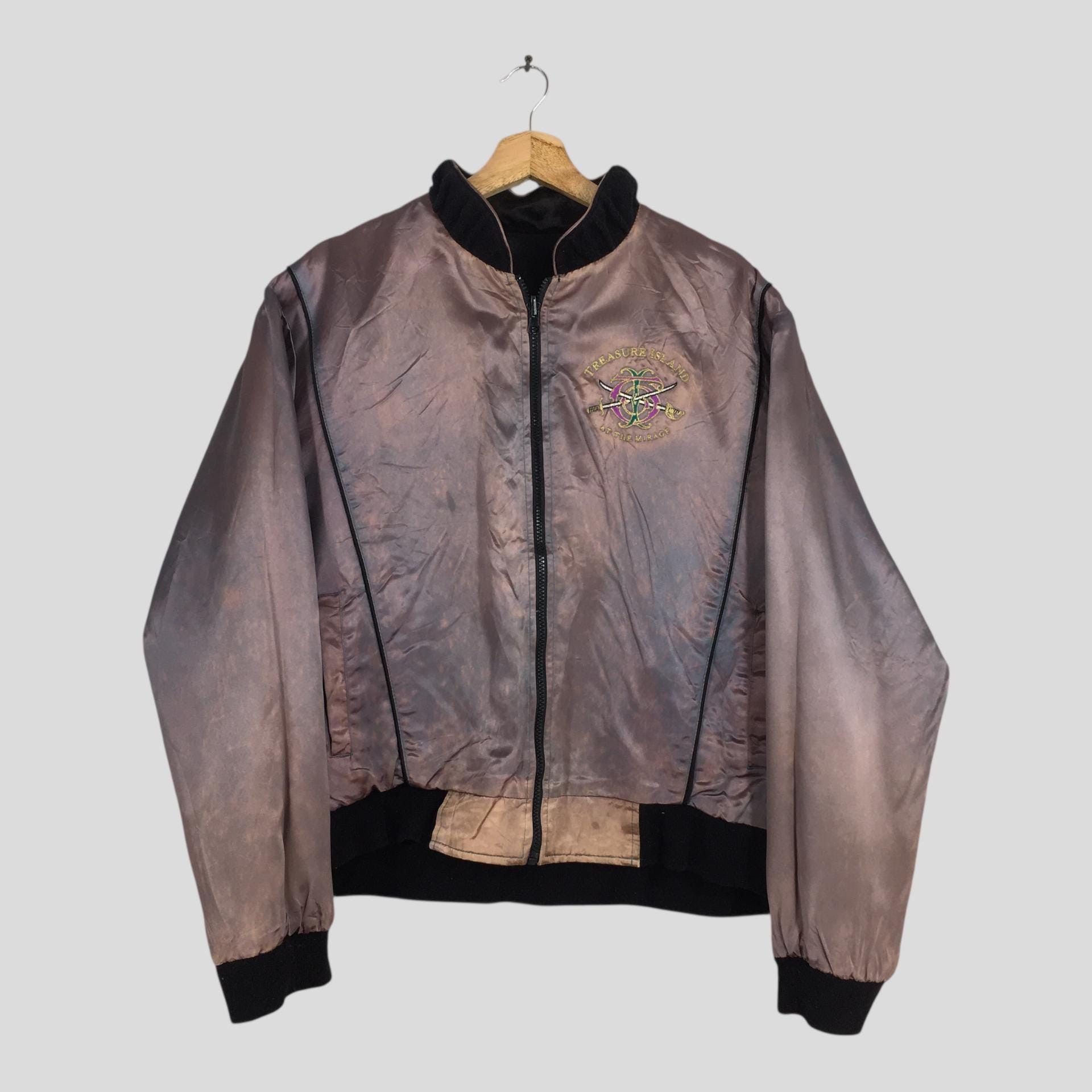 Vintage Vintage Flamingo Treasure Island Zipper Jacket Medium Size US M / EU 48-50 / 2 - 6 Thumbnail
