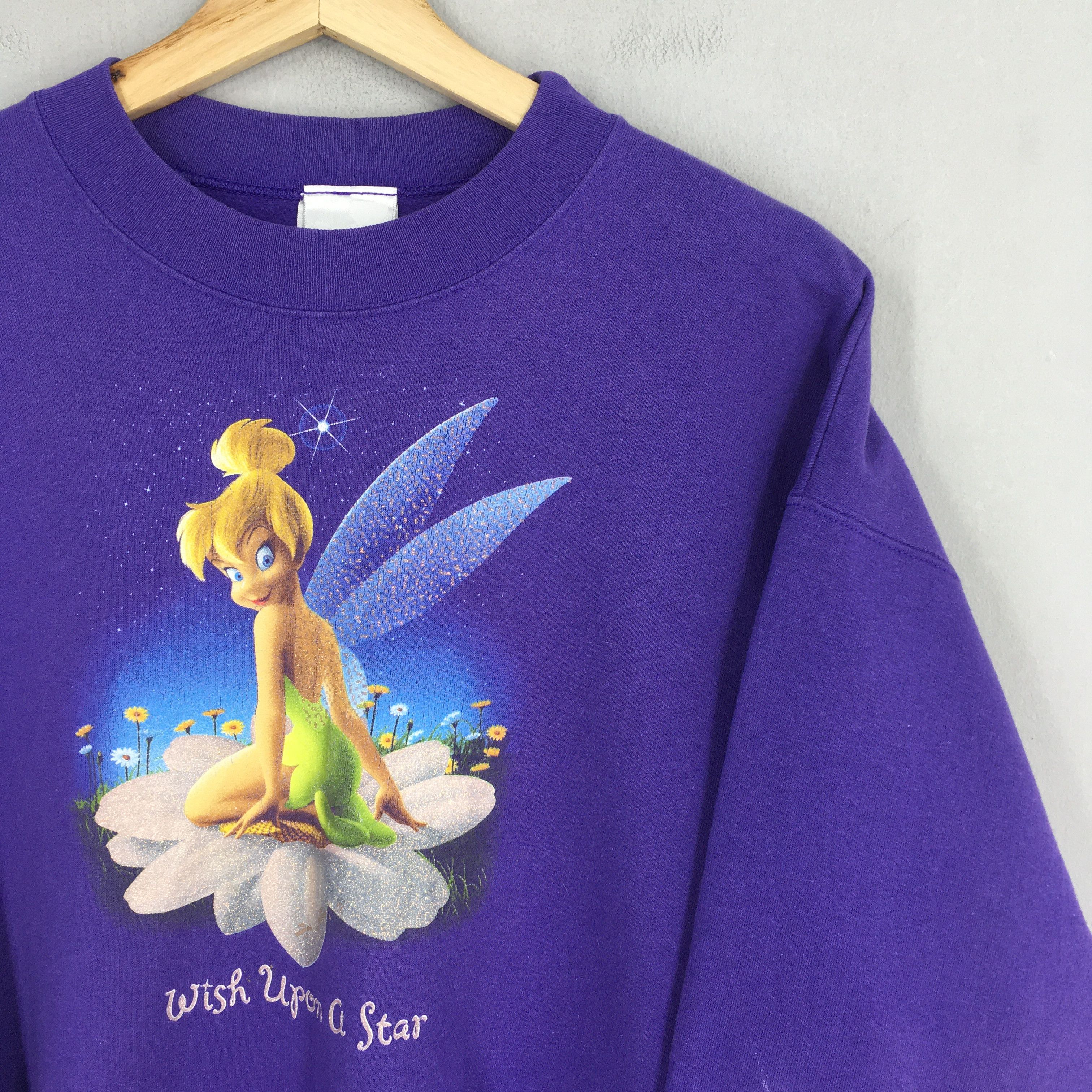 Cartoon Network × Disney × Vintage Vintage Disney Tinkerbell Fairy Tales Sweatshirt Medium Size US M / EU 48-50 / 2 - 2 Thumbnail