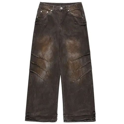 Japanese Brand Kawasaki x ishi Vtg Baggy Jeans Denim Loose Size US 29 - 1 Thumbnail