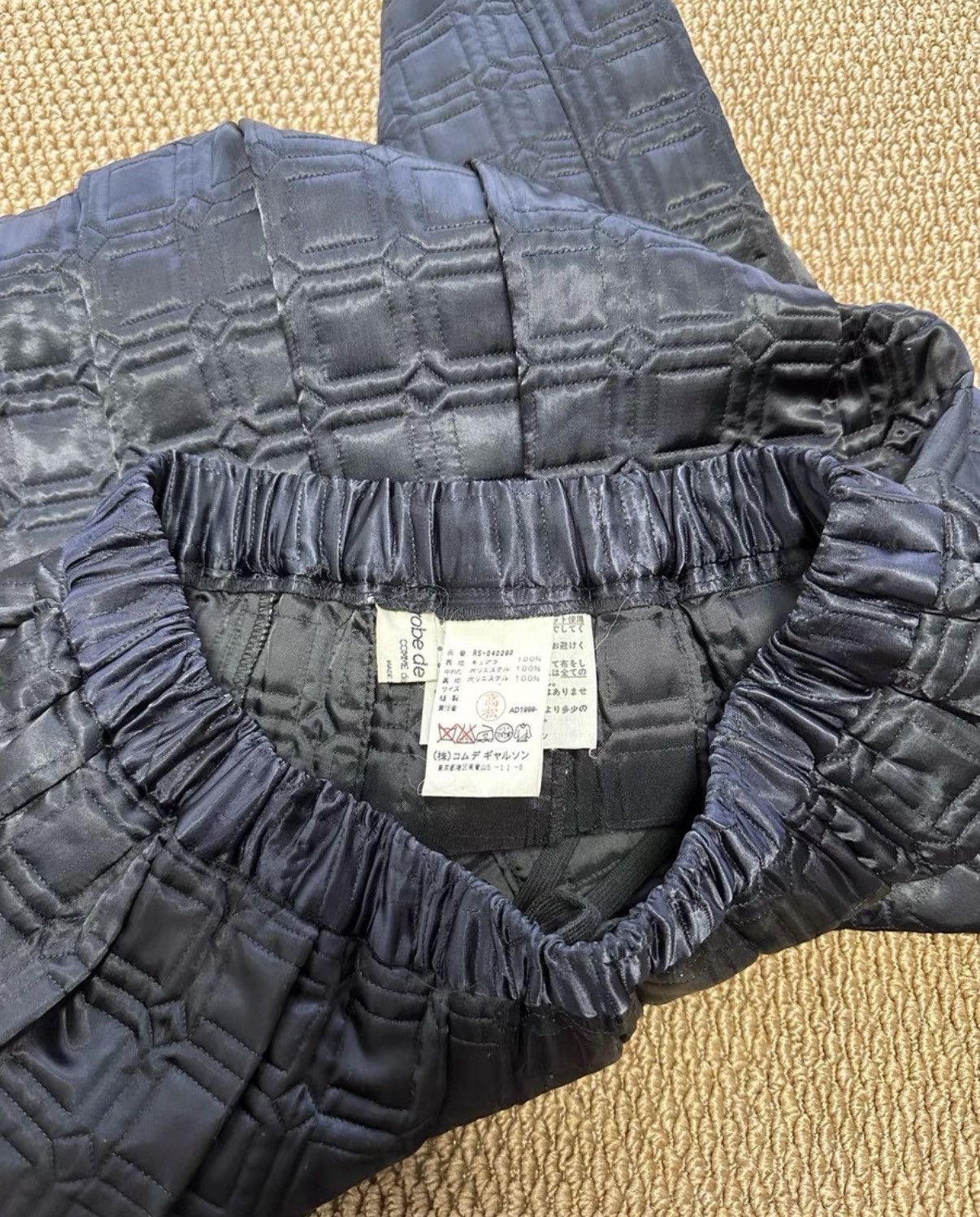 Comme des Garcons Comme des Garçons Pleated Plaid Embroidered Flared Skirt K23 Size 25" / US 0 / IT 36 - 5 Thumbnail