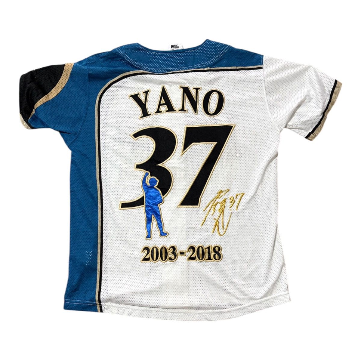 Japanese Brand Hokkaido Nippon Ham Fighters Japan Baseball Jersey #37 Yano Size US S / EU 44-46 / 1 - 1 Thumbnail