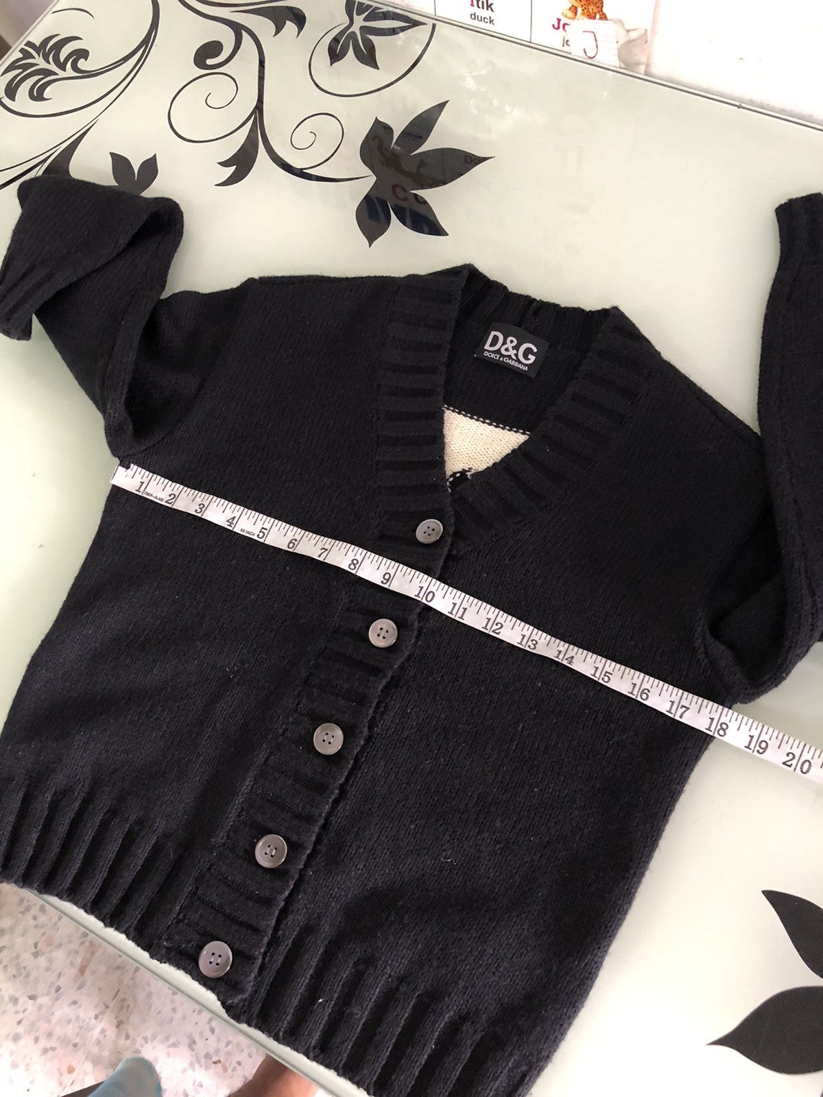 Dolce & Gabbana Vintage 90s Dolce & Gabbana Big Logo Crop Knitwear Size S / US 4 / IT 40 - 16 Thumbnail
